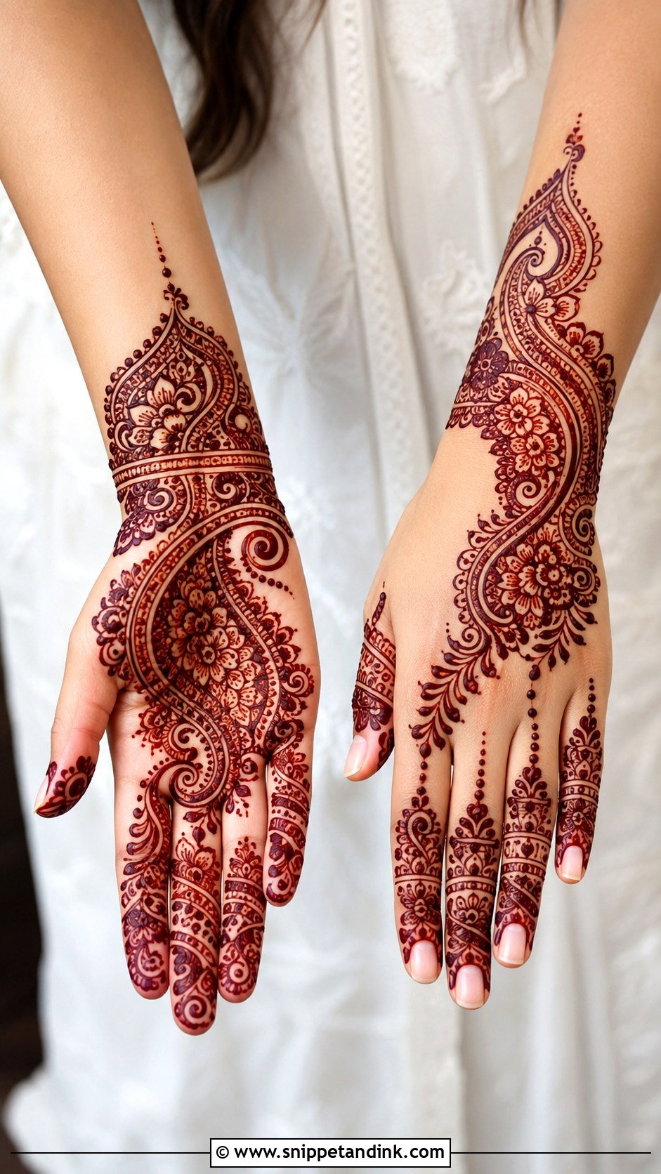 Paisley Fancy Mehndi Design - Snippet and Ink - 35 Fancy Mehndi Designs