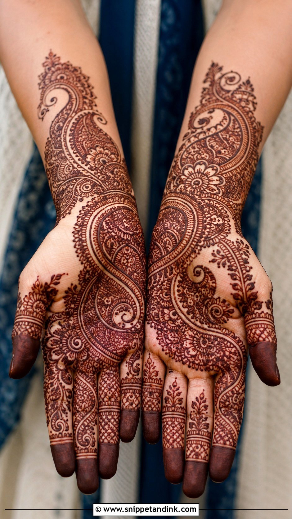 Paisley Mehndi Design - Snippet and Ink - 35 Mehndi Designs 2025