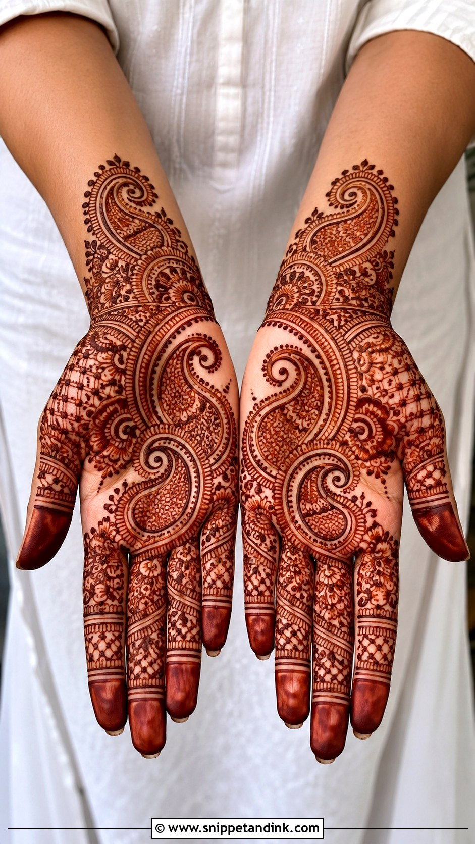 Paisley Mehndi Design - Snippet and Ink - 30 New Trending Mehndi Designs