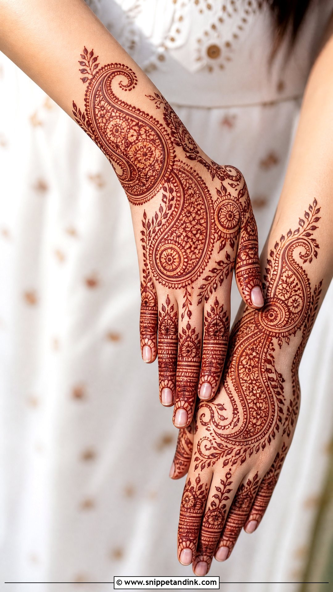 Paisley Mehndi Design - Snippet and Ink - 35 Mehndi Design Photos Ideas