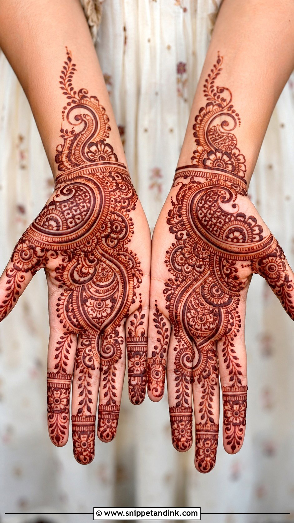 Paisley Mehndi Design For Hands - Snippet and Ink - 35 New Mehndi Designs