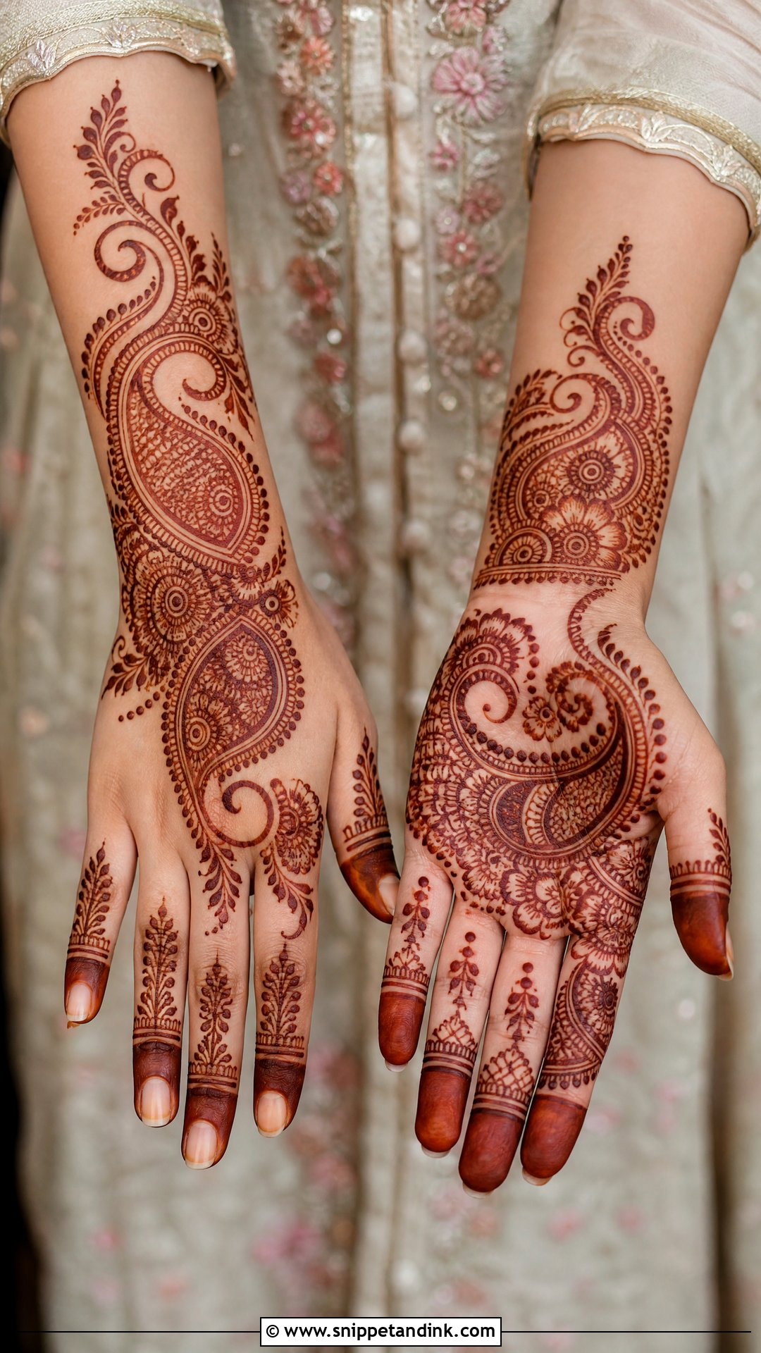 Paisley Mehndi Design For Marriage - Snippet and Ink - 25 Mehndi Designs for Marriage