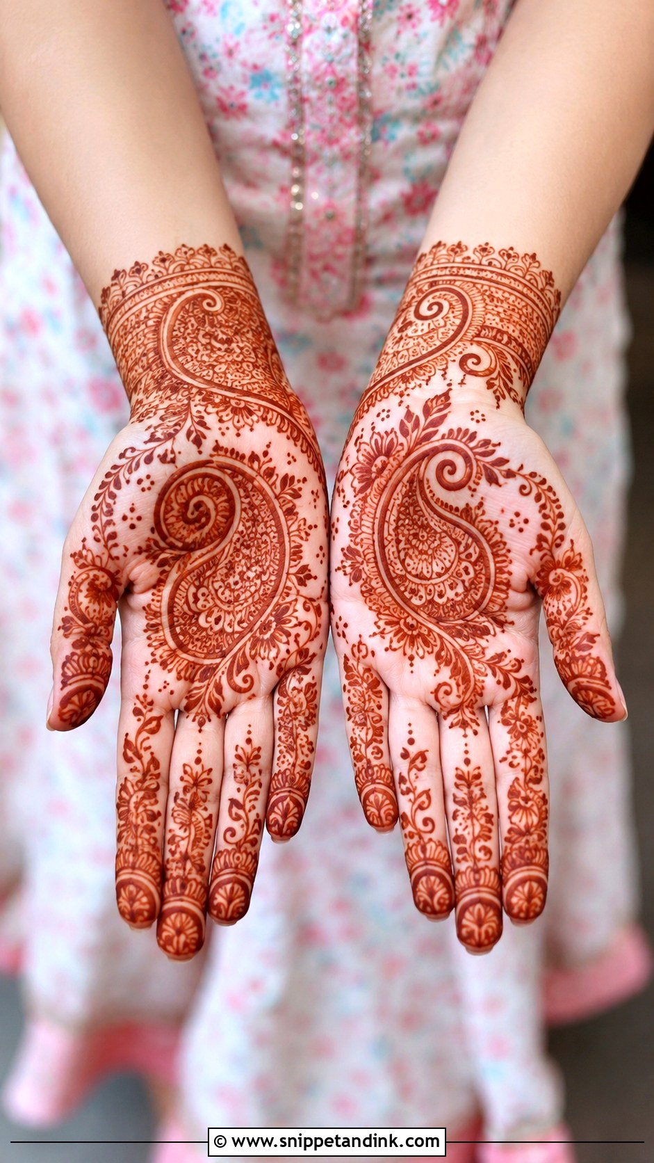 Paisley Mehndi Design for Kids - Snippet and Ink - 35 Mehndi Designs for Kids
