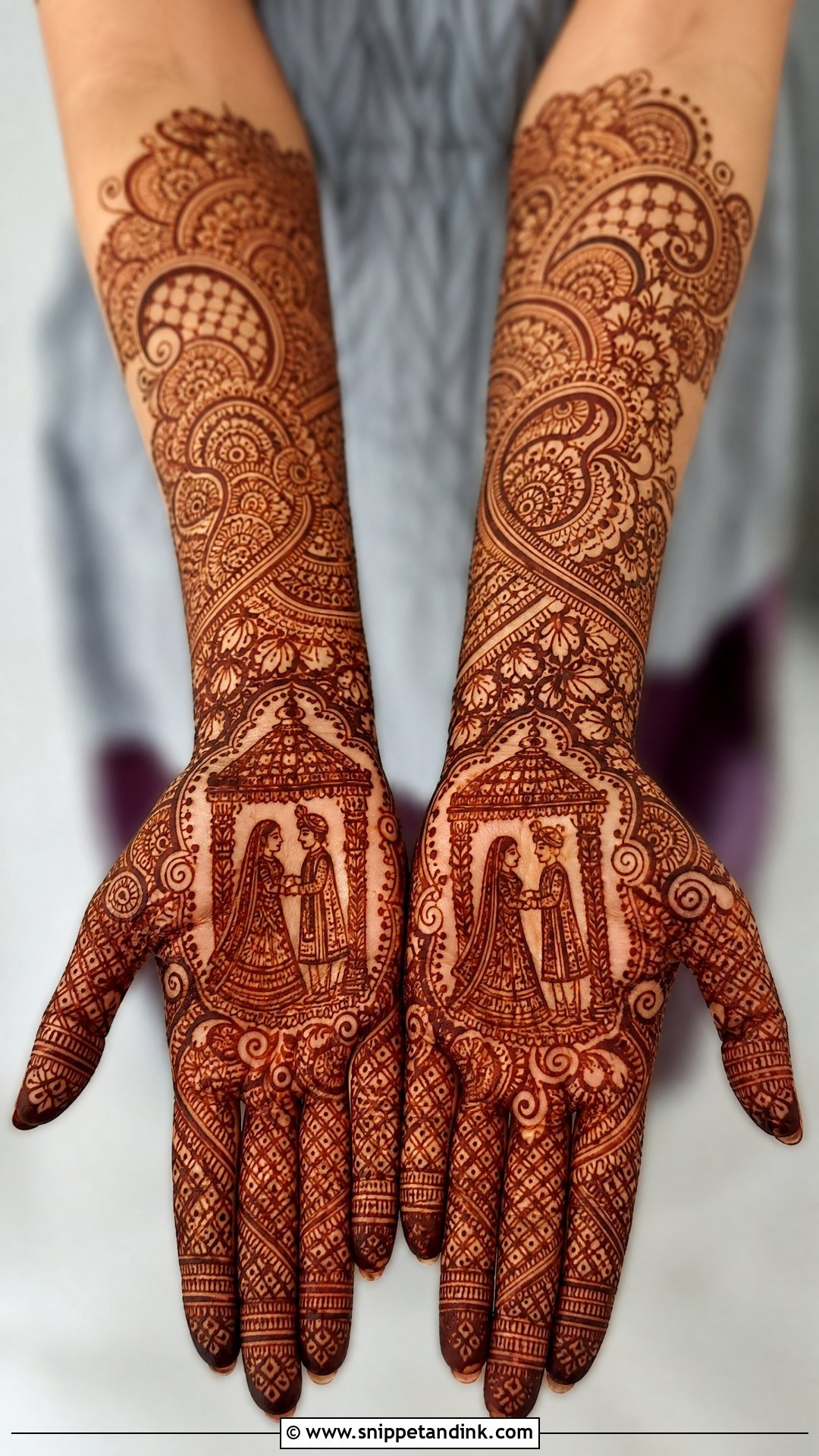 Paisley Varmala Mehndi Design - Snippet and Ink - 20 Varmala Mehndi Design Ideas