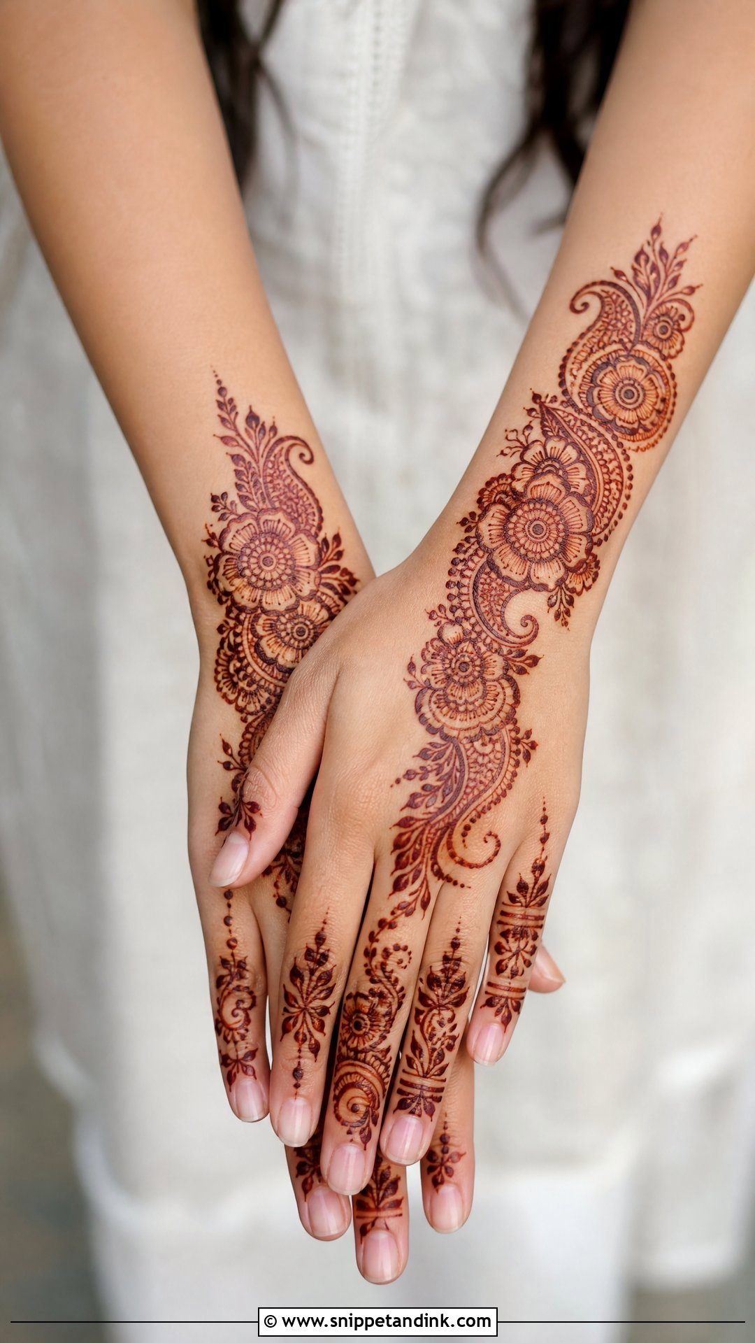 Pakistani Arabic Mehndi Design Back Hand - Snippet and Ink - 30 Pakistani Mehndi Design Ideas