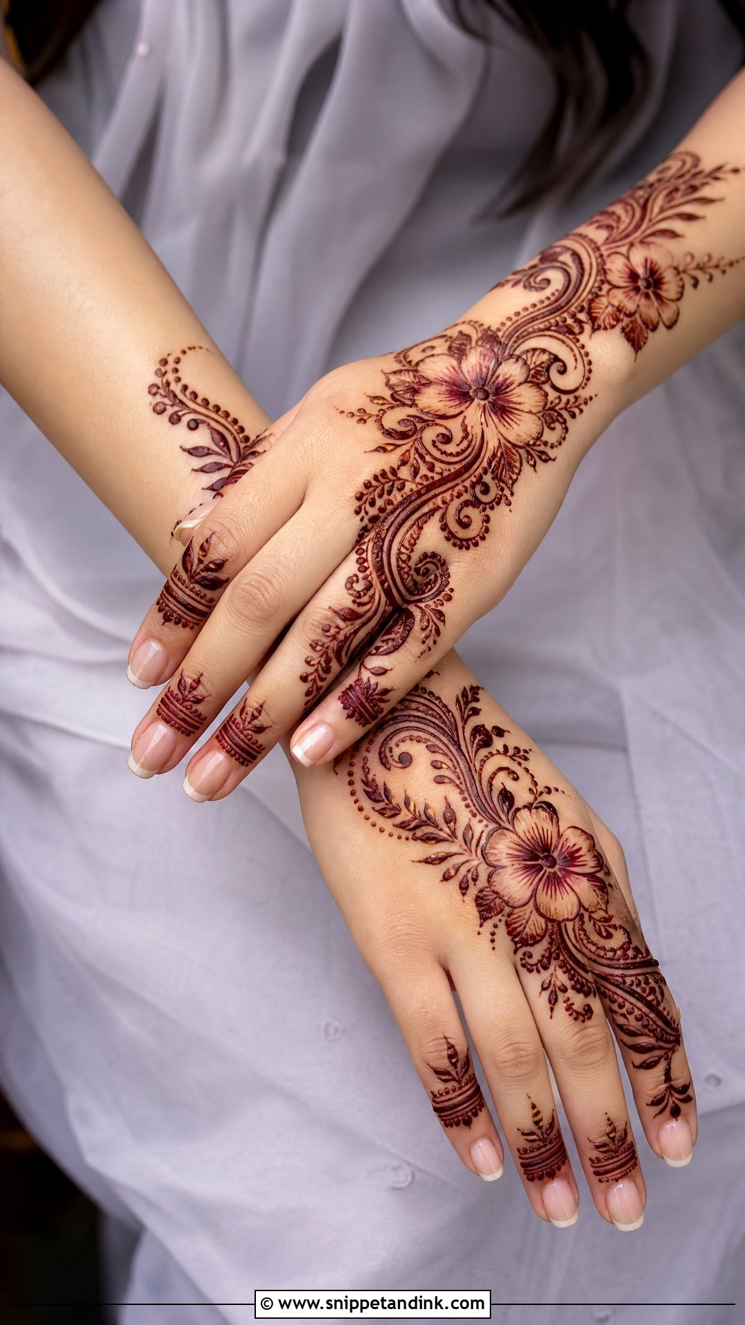 Pakistani Arabic Mehndi Design - Snippet and Ink - 20 Pakistani Simple Mehndi Designs