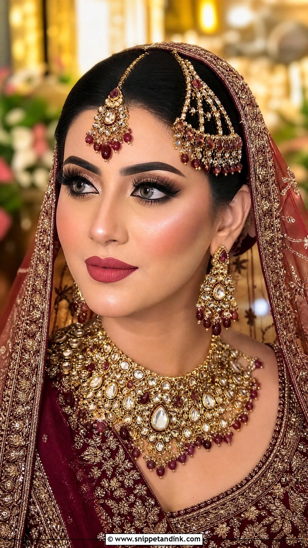 Pakistani Baraat Bridal Makeup - Snippet and Ink - 20 Pakistan Bridal Makeup Ideas
