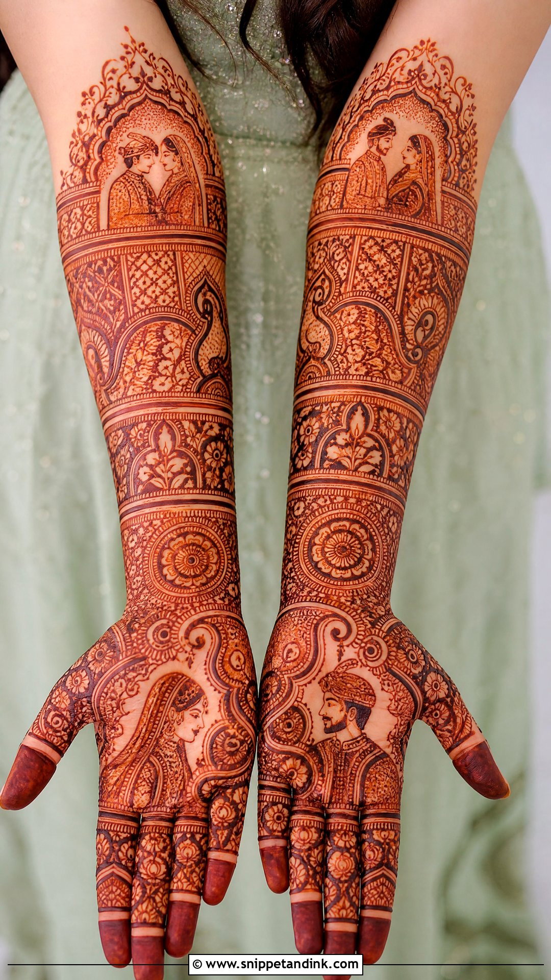 Pakistani Barat Bridal Mehndi Design - Snippet and Ink - 25 Unique Pakistani Bridal Mehndi Designs
