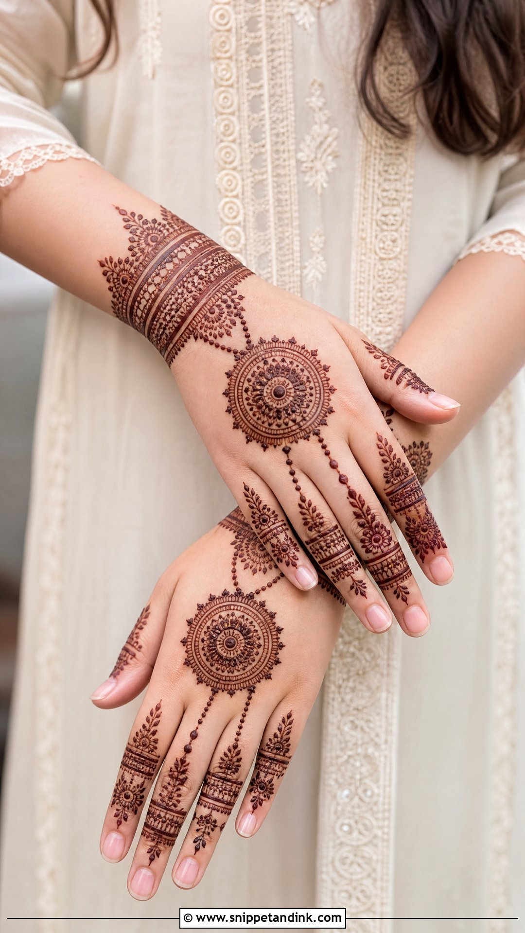 Pakistani Bracelet Mehndi Design - Snippet and Ink - 35 Pakistani Mehndi Designs