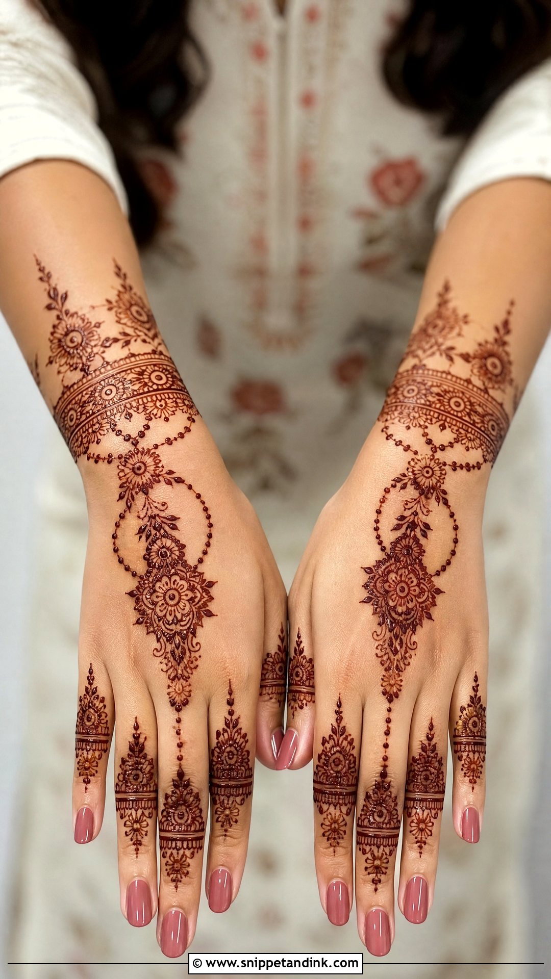 Pakistani Bracelet Mehndi Design Back Hand - Snippet and Ink - 30 Pakistani Mehndi Design Ideas
