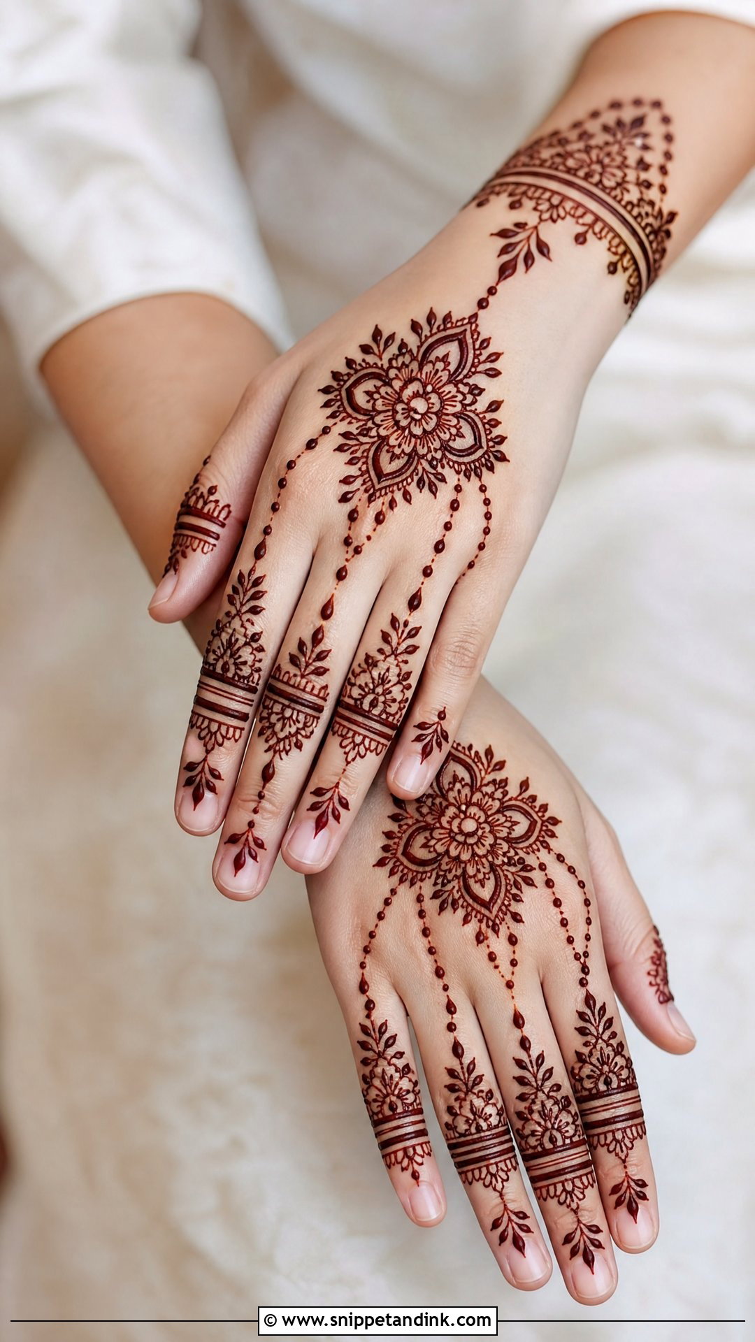 Pakistani Bracelet Mehndi Design - Snippet and Ink - 20 Pakistani Simple Mehndi Designs