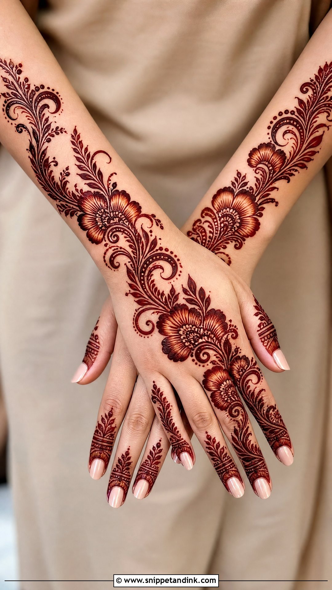 Pakistani Bridal Arabic Mehndi Design - Snippet and Ink - 20 Pakistani Bride Mehndi Design Ideas