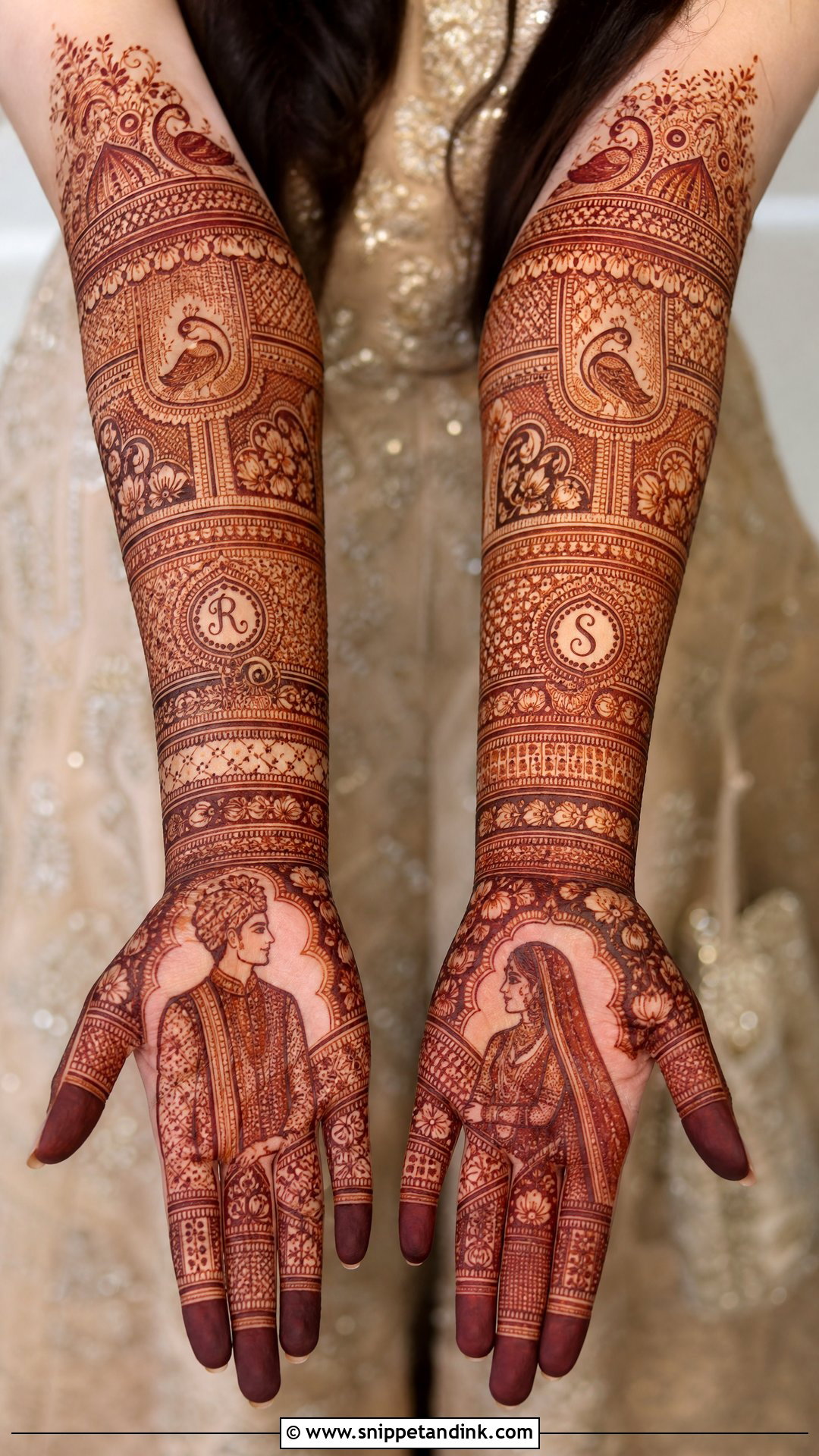 Pakistani Bridal Barat Mehndi Design - Snippet and Ink - 25 New Pakistani Bridal Mehndi Designs 2024