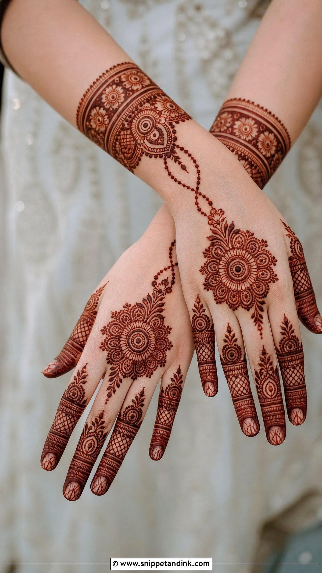 Pakistani Bridal Bracelet Mehndi Design - Snippet and Ink - 25 New Pakistani Bridal Mehndi Designs 2024