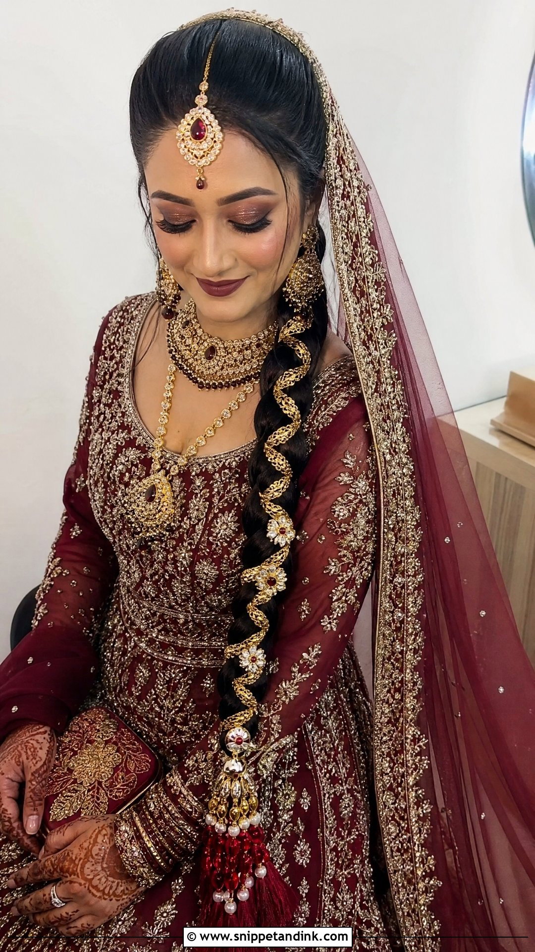 Pakistani Bridal Choti - Snippet and Ink - 15 Bridal Traditional Hairstyle Ideas
