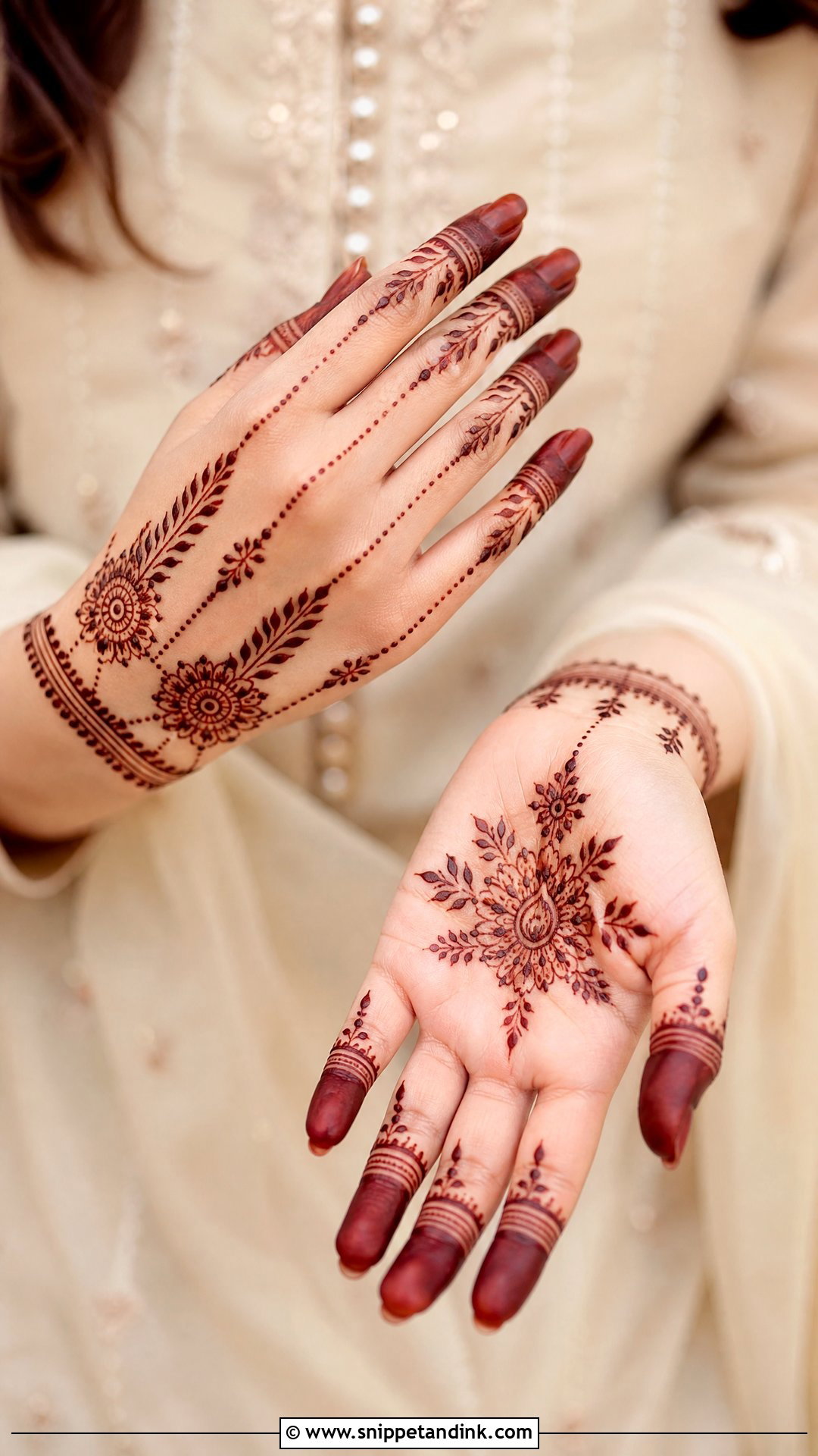 Pakistani Bridal Finger Mehndi - Snippet and Ink - 25 Pakistani Bridal Mehndi Designs