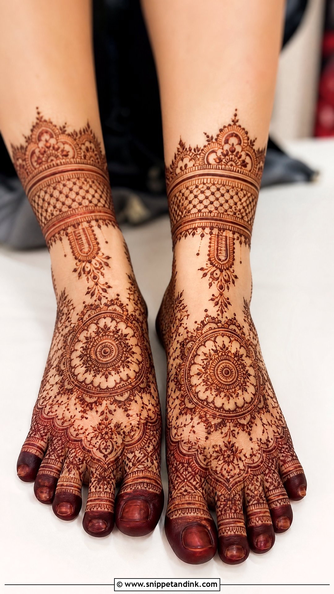 Pakistani Bridal Foot Mehndi Design - Snippet and Ink - 20 Pakistani Bride Mehndi Design Ideas