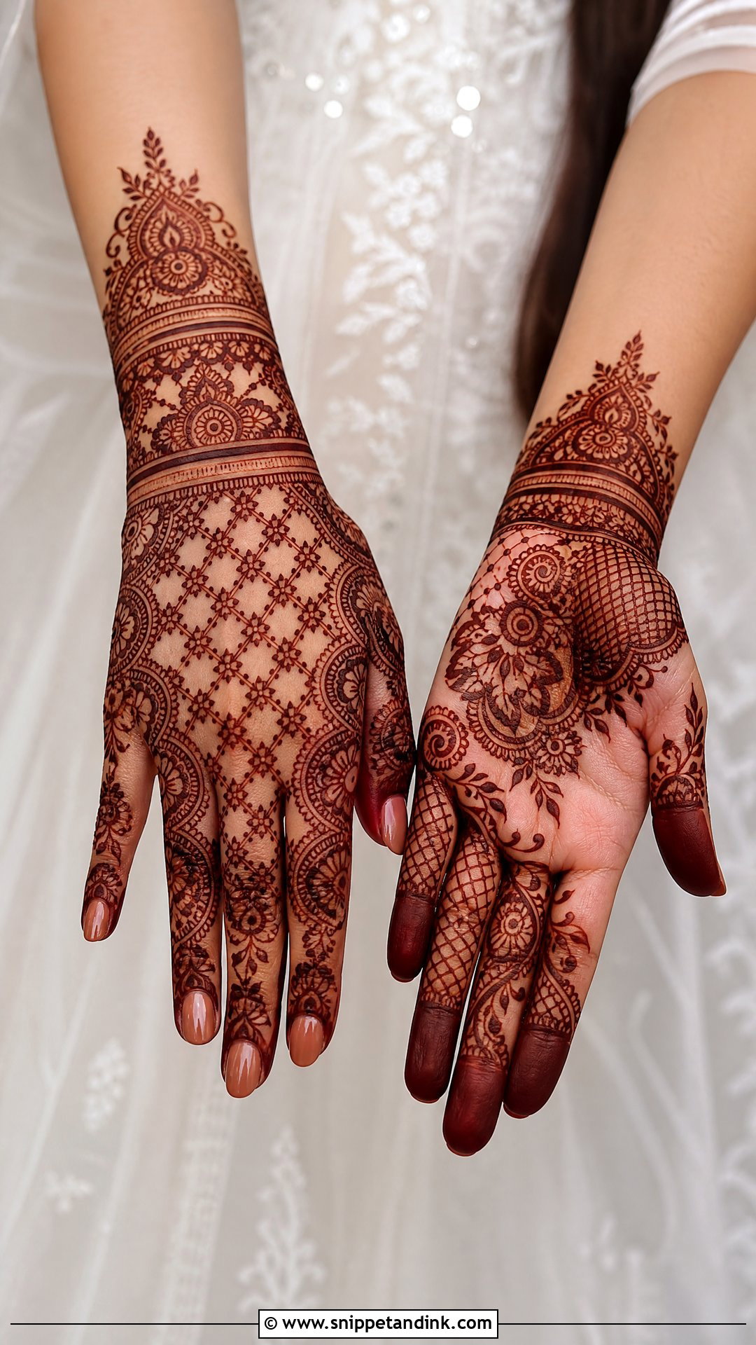 Pakistani Bridal Jaali Mehndi Design - Snippet and Ink - 25 New Pakistani Bridal Mehndi Designs 2024