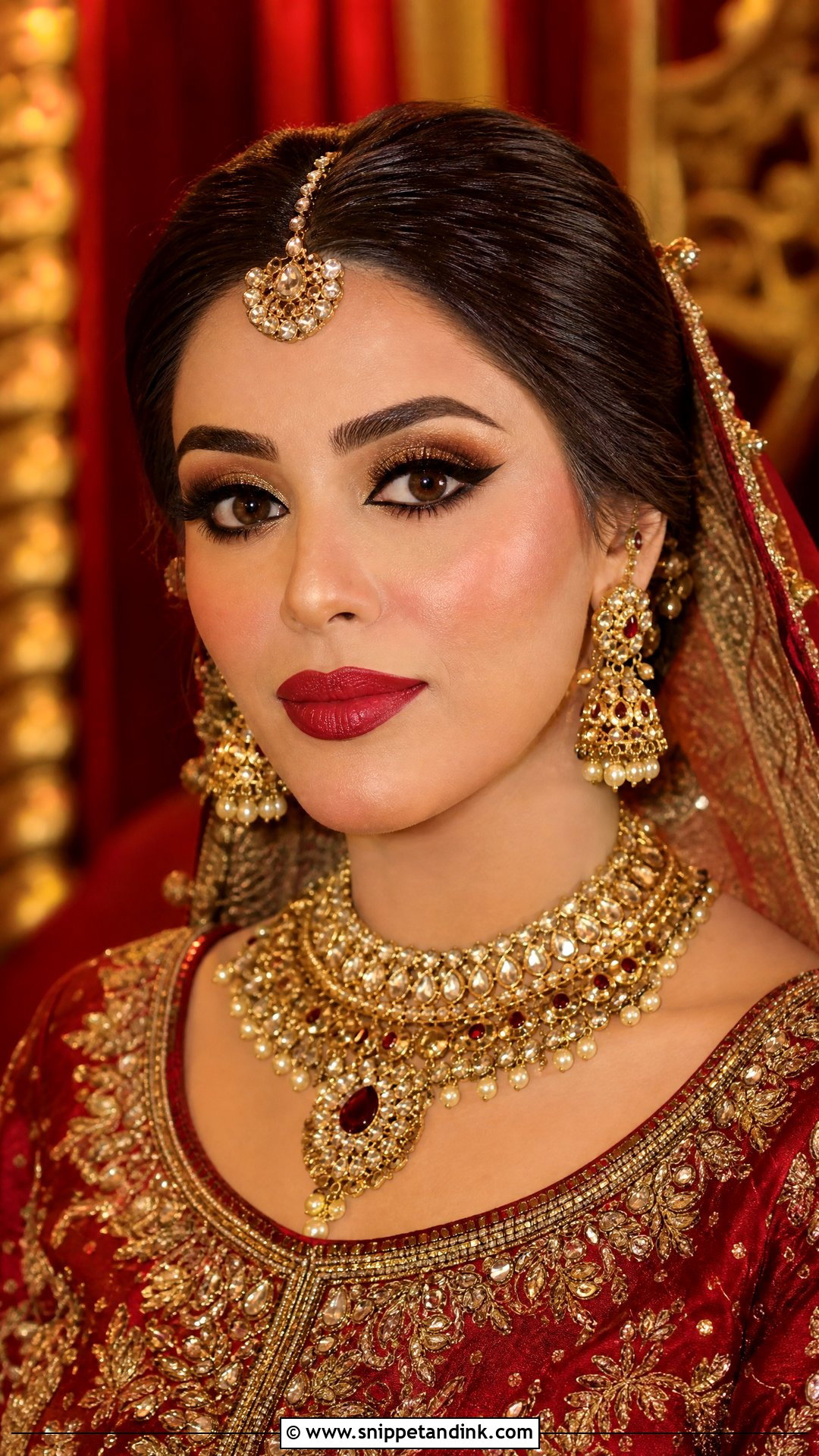 Pakistani Bridal Makeup For Baraat - Snippet and Ink - 25 Pakistani Wedding Makeup Ideas