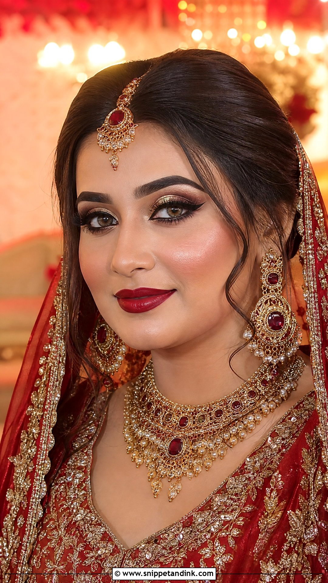 Pakistani Bridal Makeup For Baraat - Snippet and Ink - 20 Pakistani Wedding Makeup Look Ideas