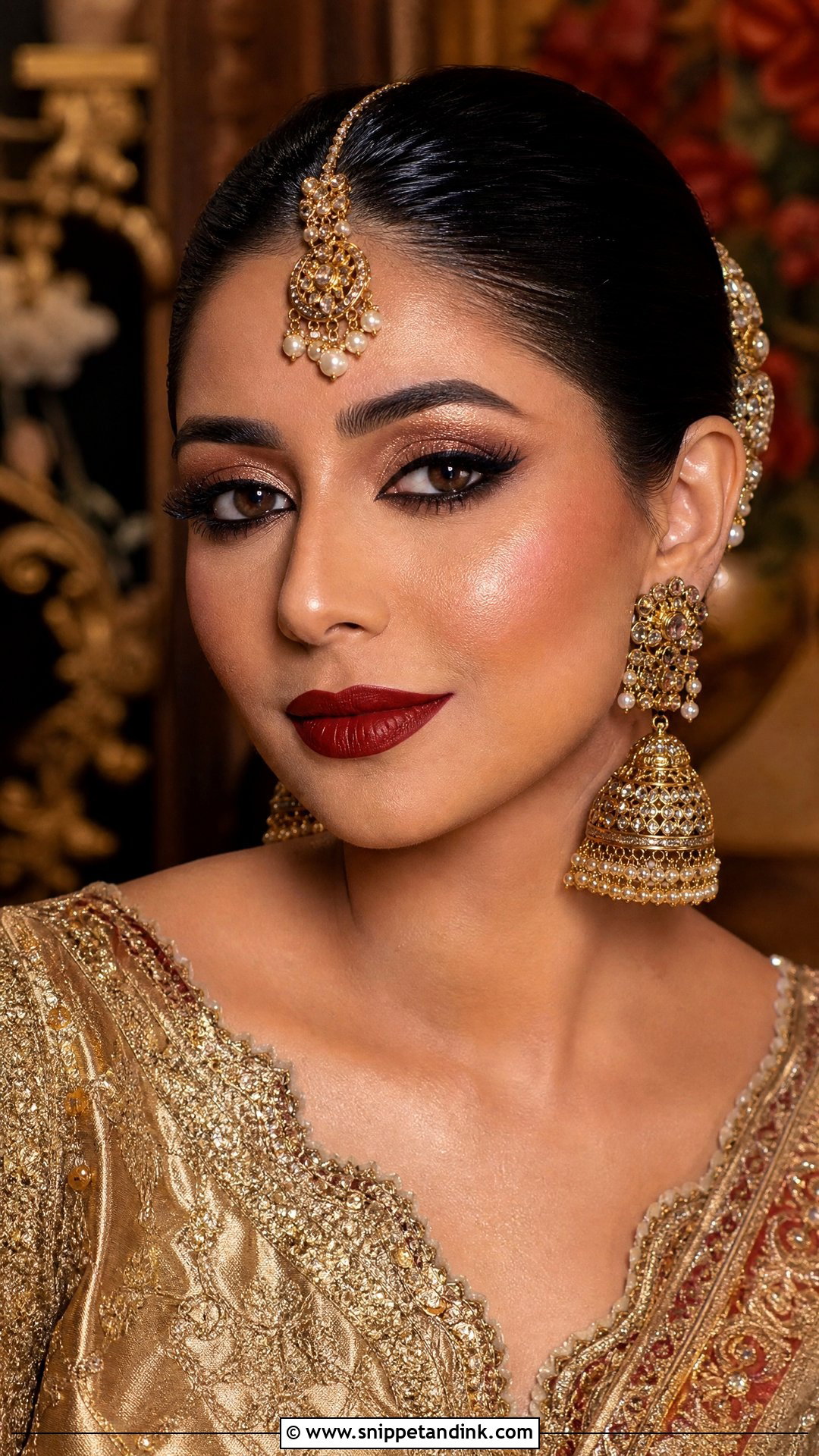 Pakistani Bridal Makeup For Gharara - Snippet and Ink - 35 Pakistani Bridal Makeup Ideas
