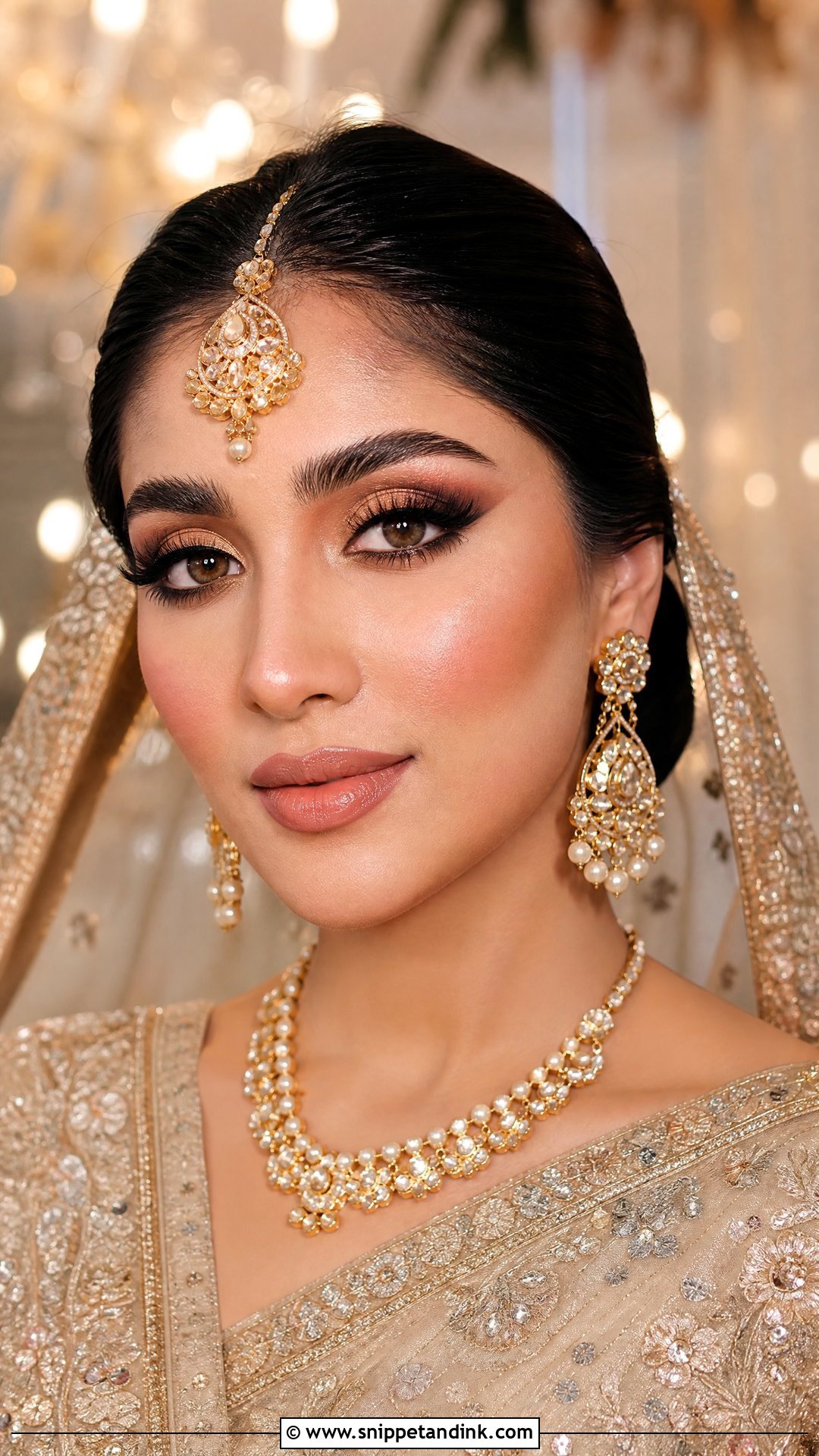 Pakistani Bridal Makeup For Hooded Eyes - Snippet and Ink - 20 Pakistani Bridal Makeup Looks