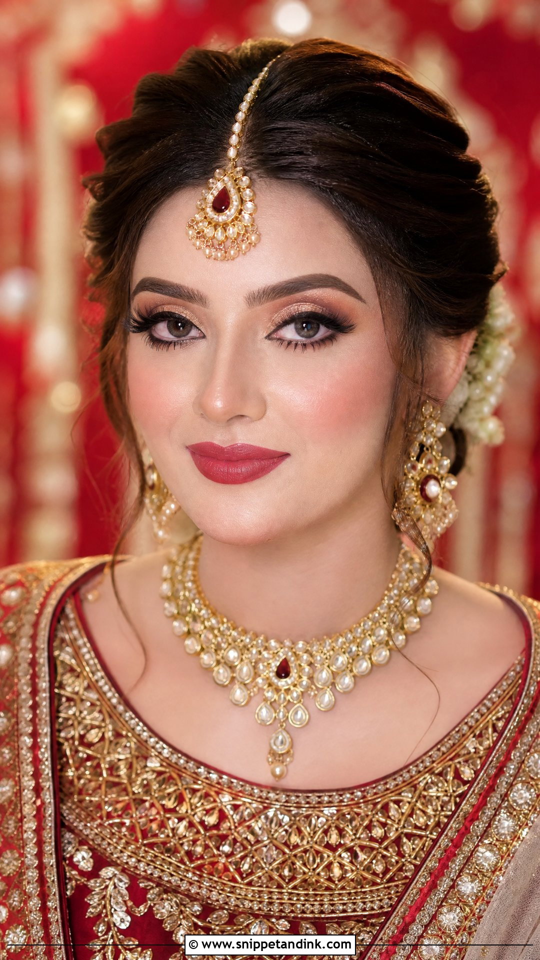 Pakistani Bridal Makeup For Sharara - Snippet and Ink - 35 Pakistani Bridal Makeup Ideas