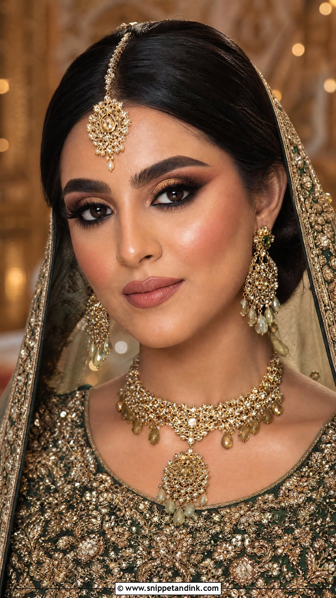 Pakistani Bridal Makeup With Kajal Eyes - Snippet and Ink - 20 Pakistan Bridal Makeup Ideas