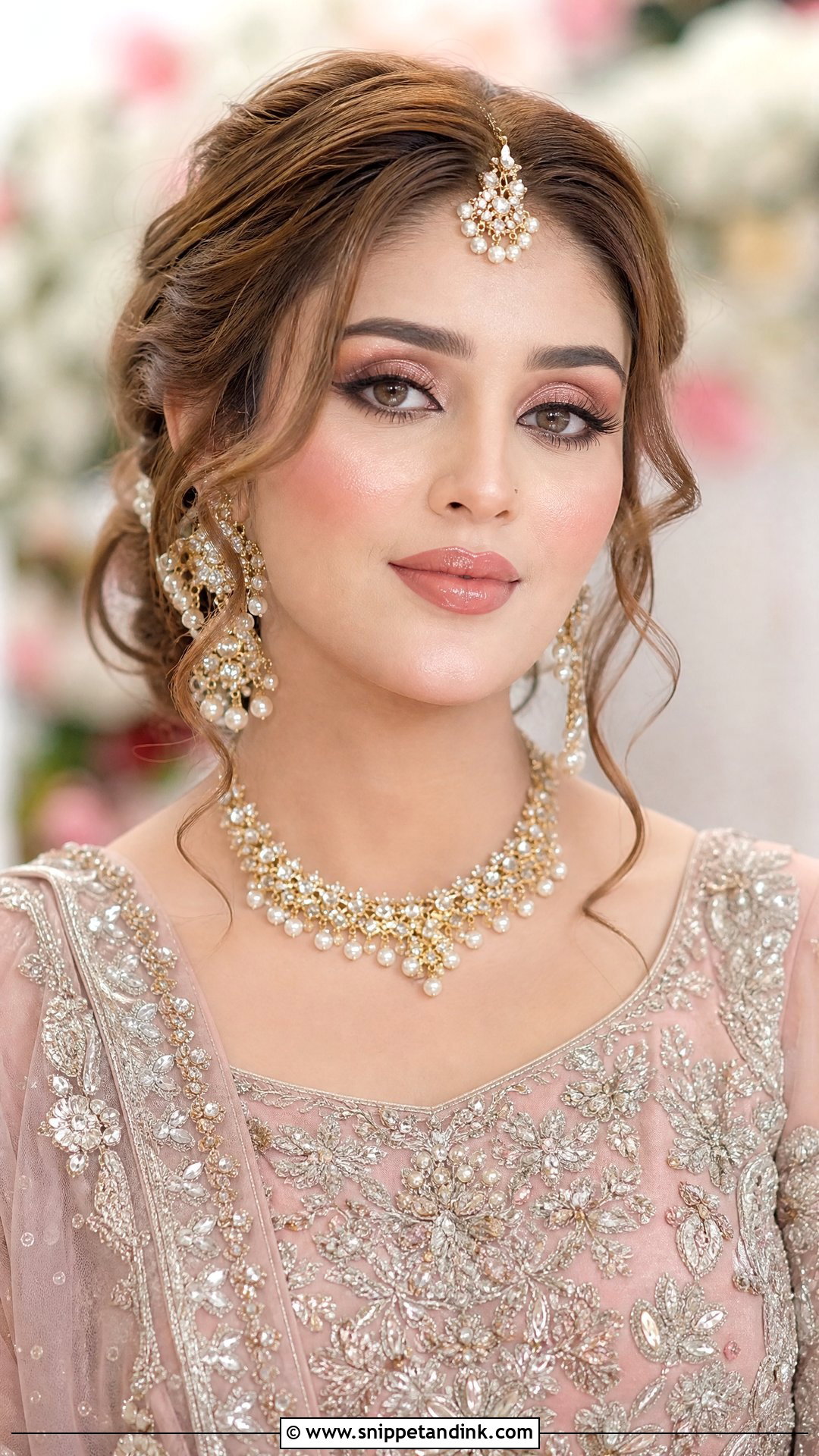 Pakistani Bridal Makeup With Rose Gold Eyes - Snippet and Ink - 20 Pakistan Bridal Makeup Ideas
