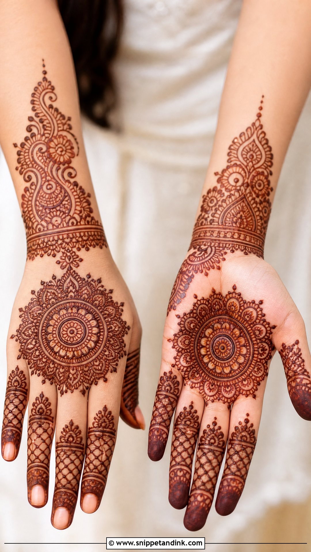 Pakistani Bridal Mandala Mehndi Design - Snippet and Ink - 20 Pakistani Bride Mehndi Design Ideas