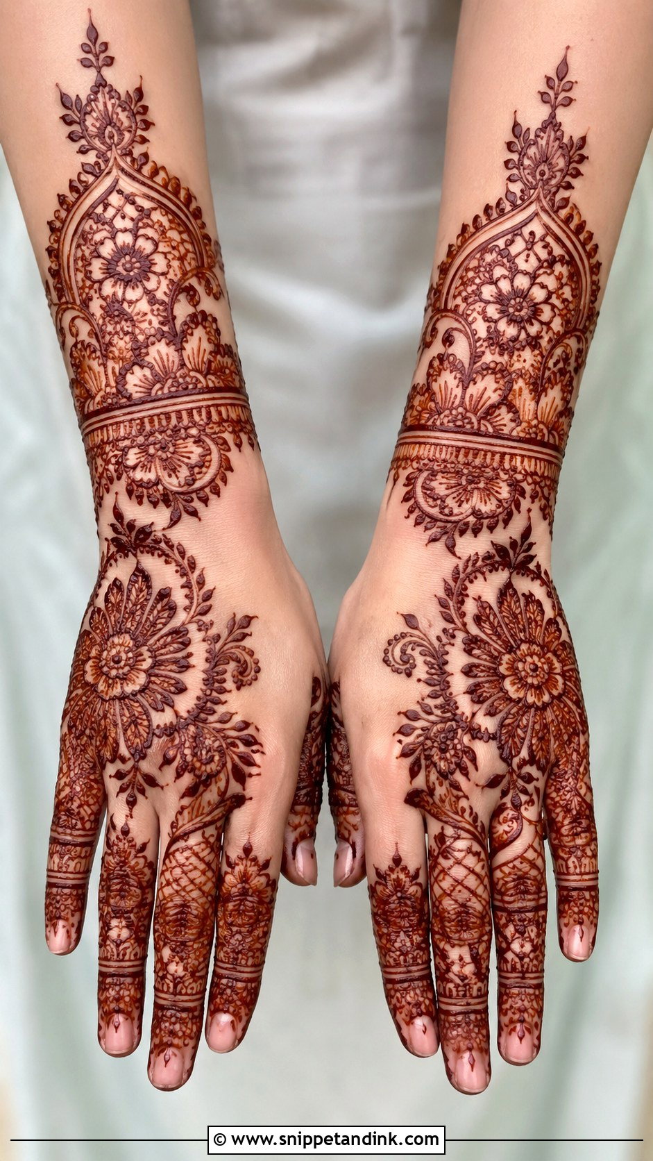 Pakistani Bridal Mehndi Back Hand - Snippet and Ink - 30 Bridal Mehndi Designs Back Hands Brides