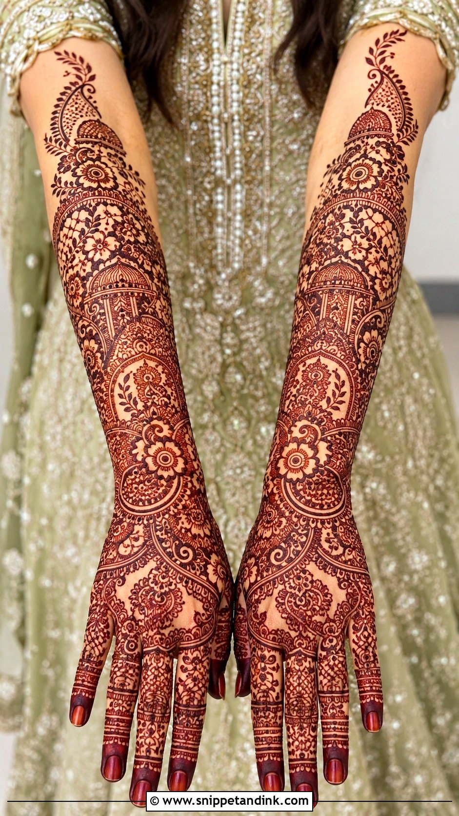Pakistani Bridal Mehndi Design - Snippet and Ink - 35 Bridal Mehndi Designs