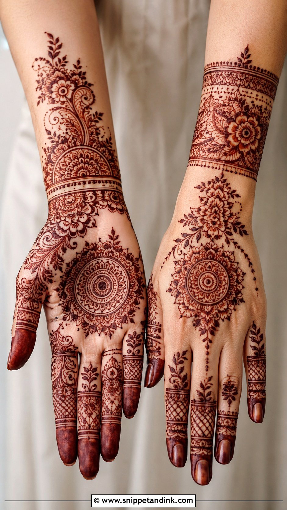 Pakistani Bridal Mehndi Design - Snippet and Ink - 35 Latest Bridal Mehndi Designs