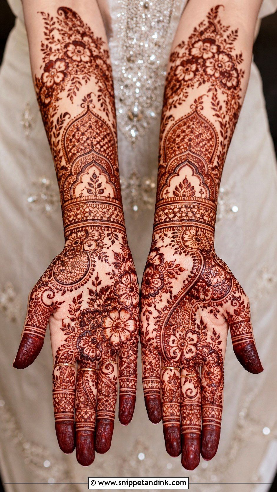 Pakistani Bridal Mehndi Design - Snippet and Ink - 35 Mehndi Designs 2025