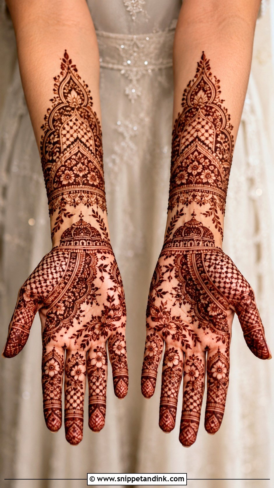 Pakistani Bridal Mehndi Design - Snippet and Ink - 35 New Bridal Mehndi Designs