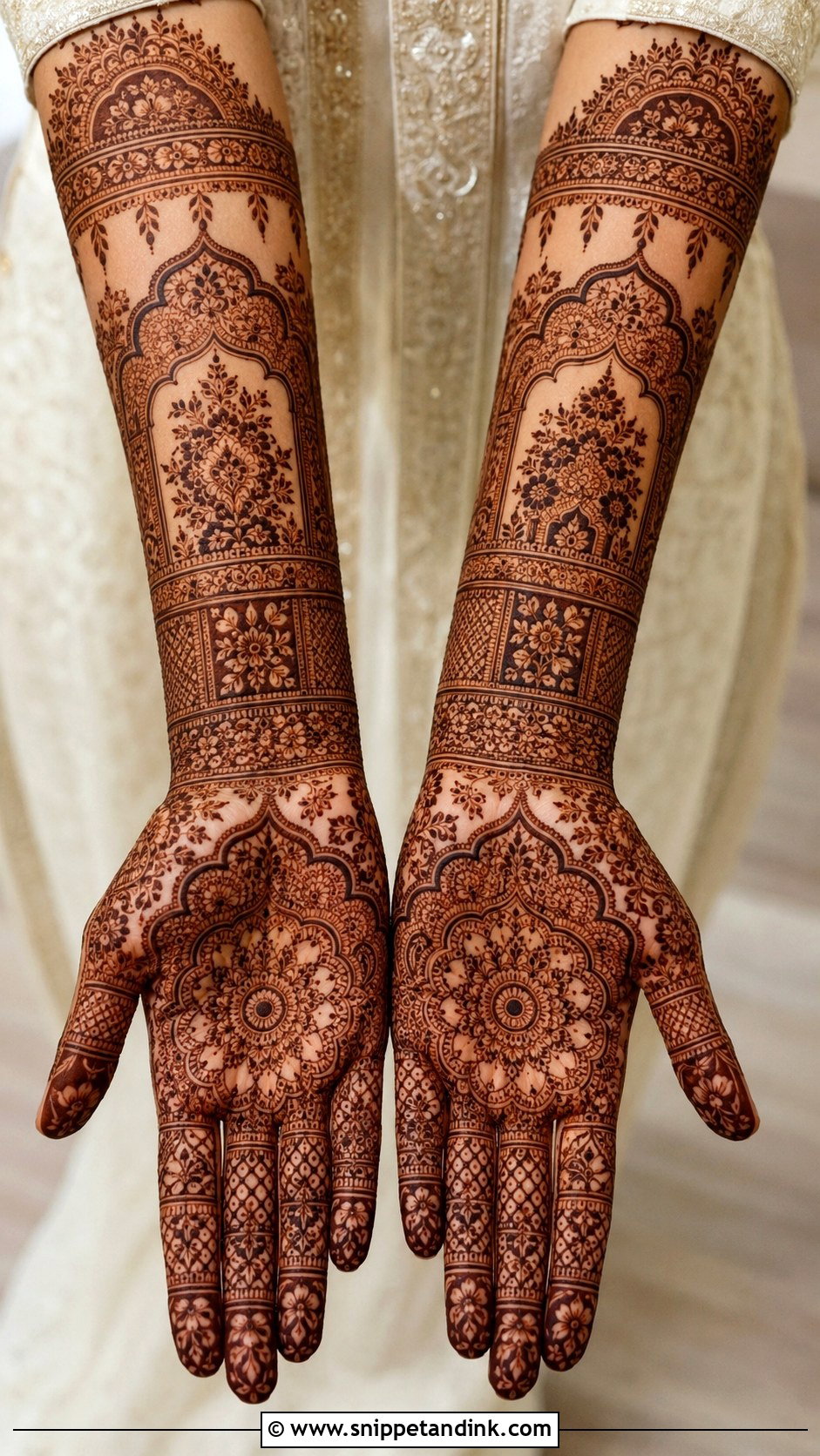 Pakistani Bridal Mehndi Design - Snippet and Ink - 35 Unique Bridal Mehndi Designs