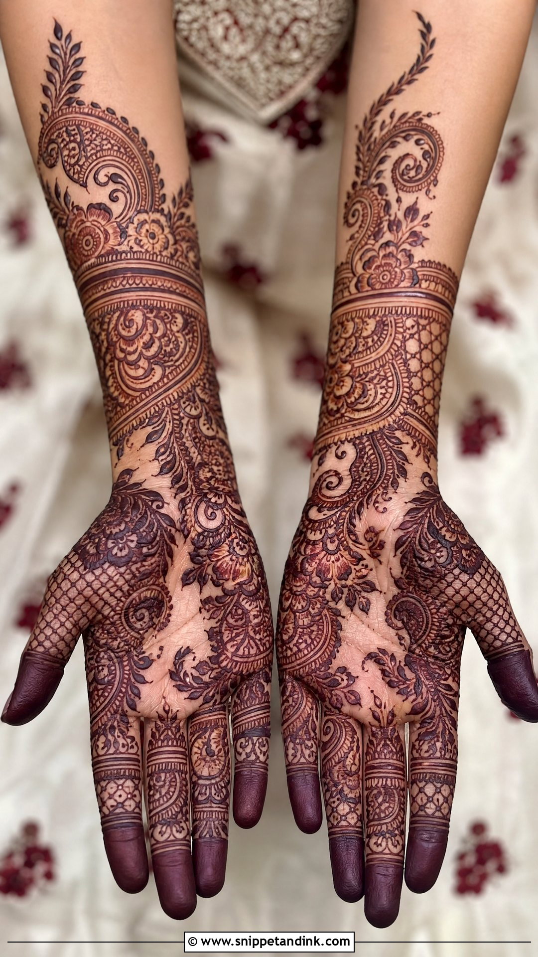 Pakistani Bridal Mehndi Design - Snippet and Ink - 25 Bridal Hand Mandhi Mehndi Design Ideas