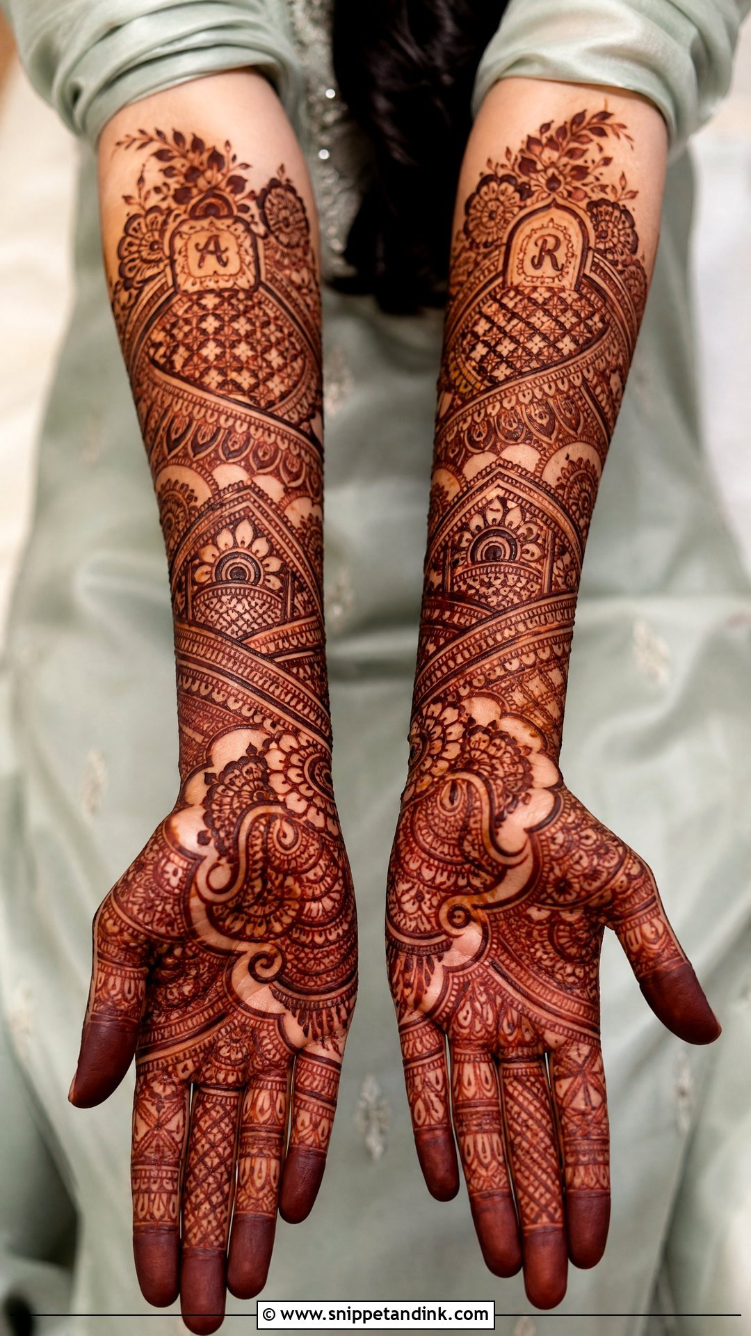 Pakistani Bridal Mehndi Design Full Hand - Snippet and Ink - 35 Pakistani Mehndi Designs