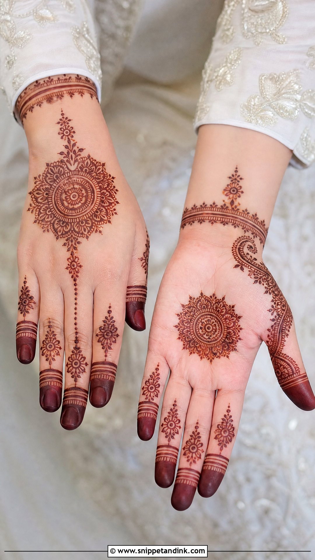 Pakistani Bridal Minimal Mehndi Design - Snippet and Ink - 20 Pakistani Bride Mehndi Design Ideas