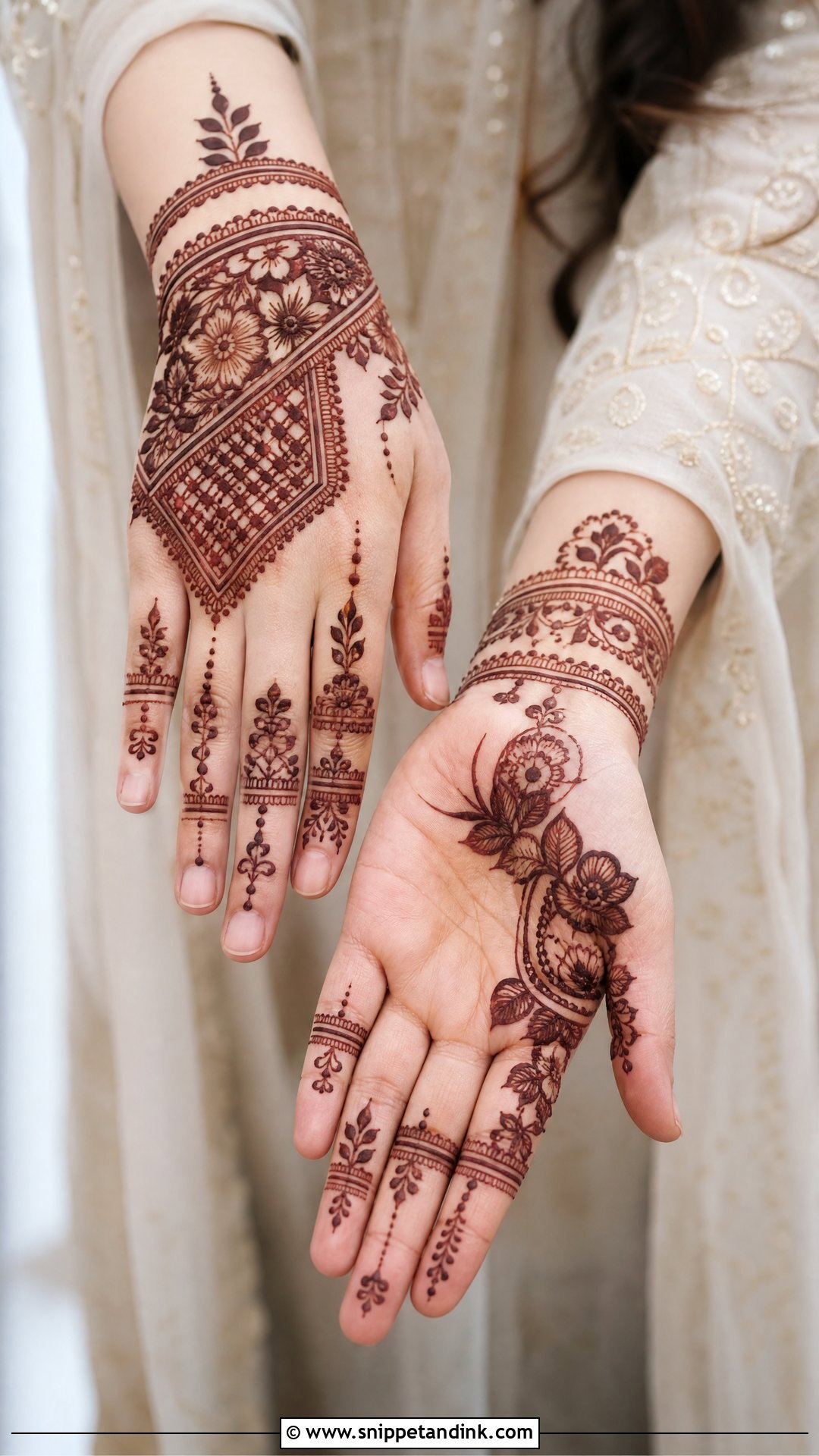 Pakistani Bridal Modern Mehndi Design - Snippet and Ink - 20 Pakistani Bride Mehndi Design Ideas