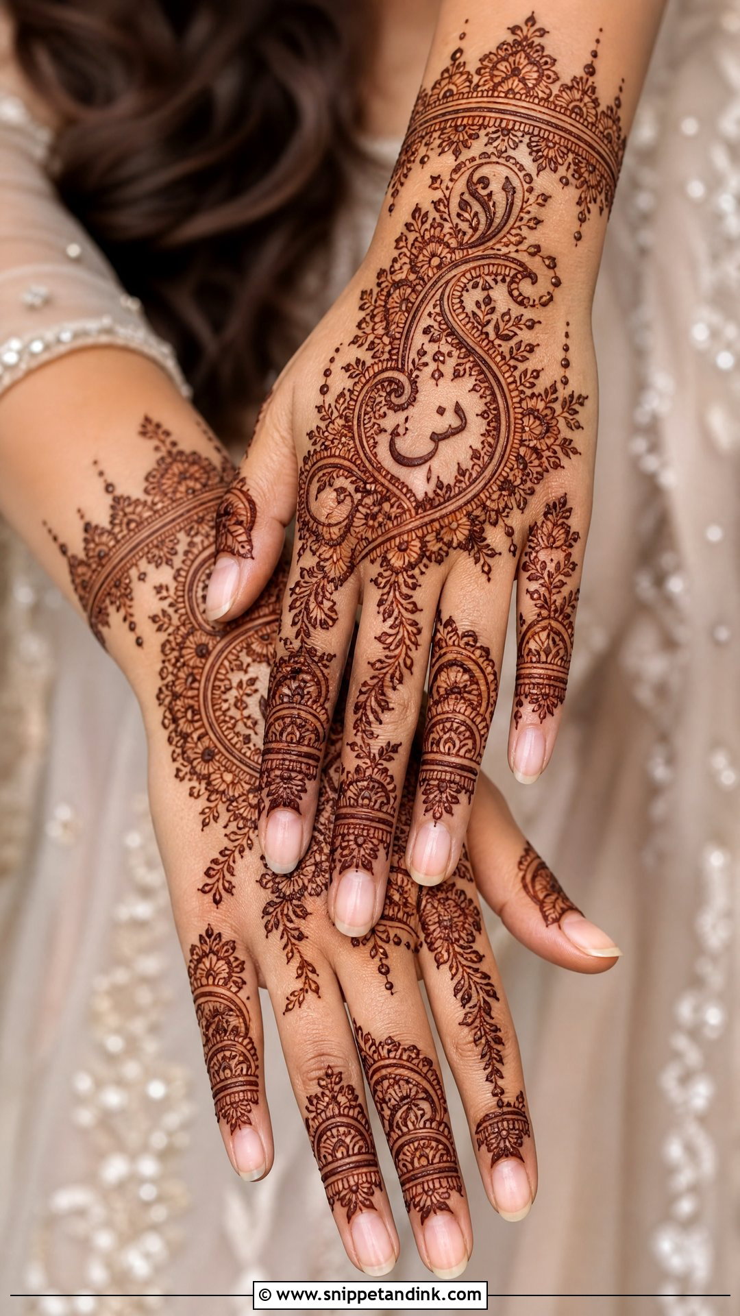 Pakistani Bridal Name Mehndi Design - Snippet and Ink - 20 Pakistani Bride Mehndi Design Ideas