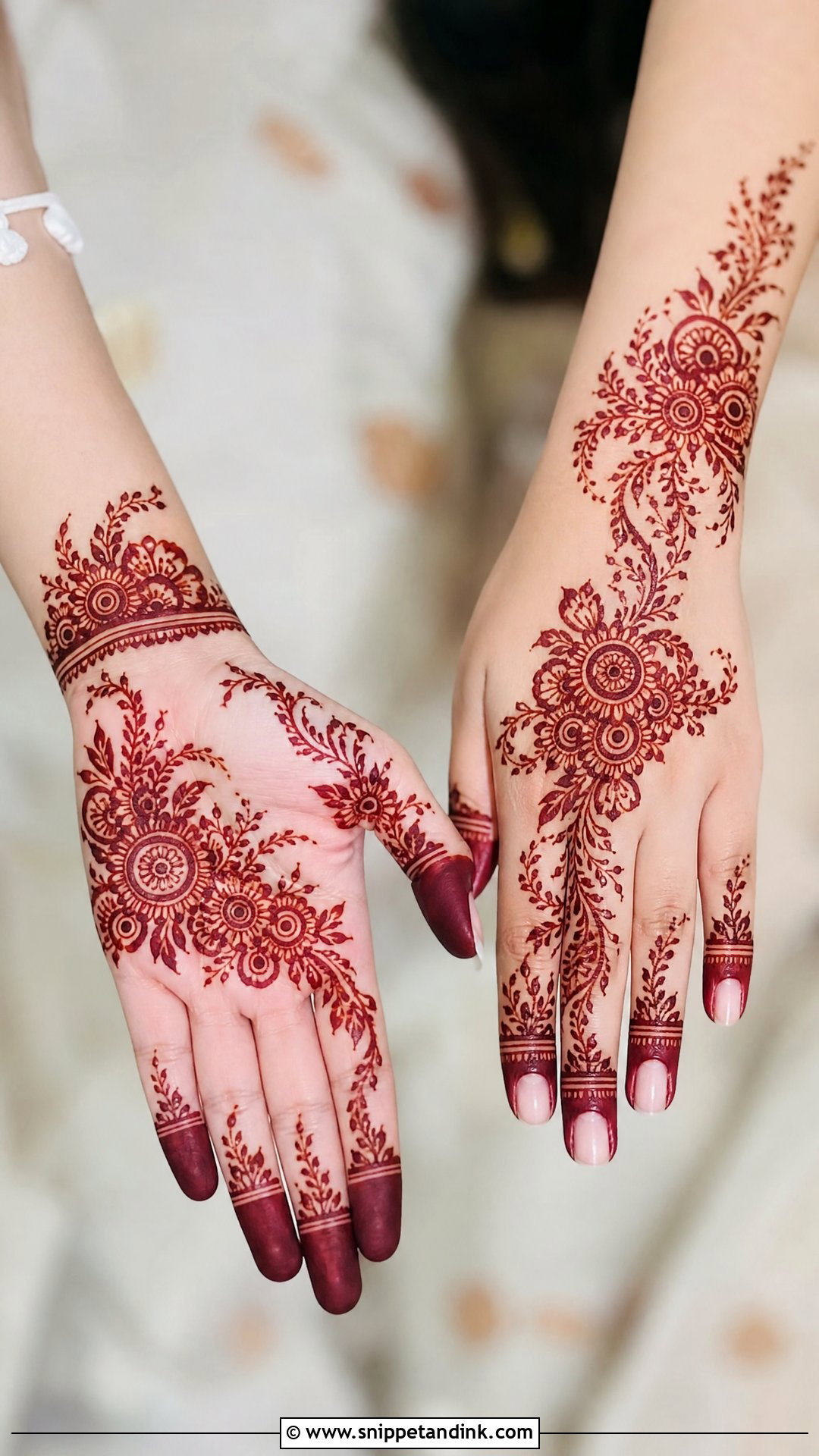 Pakistani Bridal Nikkah Mehndi Design - Snippet and Ink - 25 New Pakistani Bridal Mehndi Designs 2024