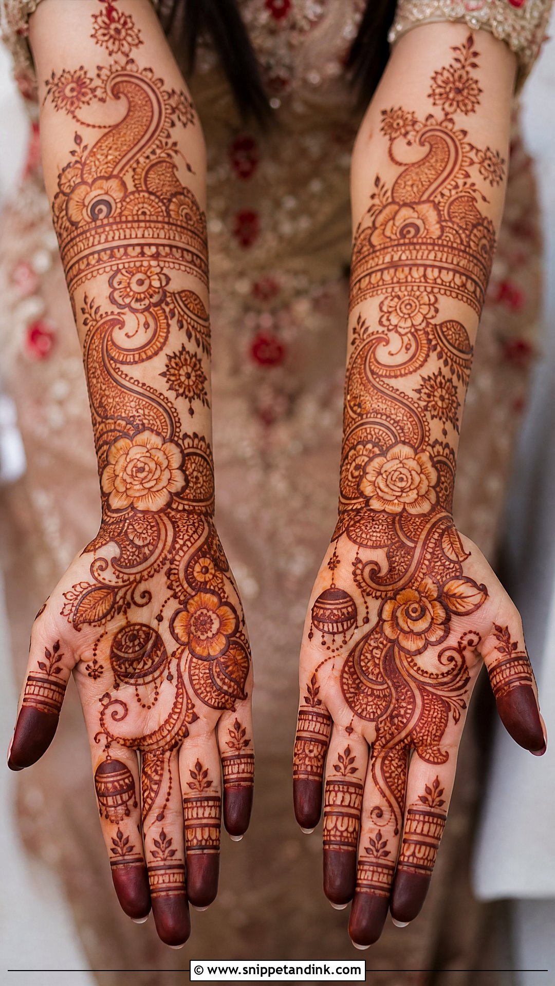 Pakistani Bridal Rasm E Henna Mehndi Design - Snippet and Ink - 25 New Pakistani Bridal Mehndi Designs 2024
