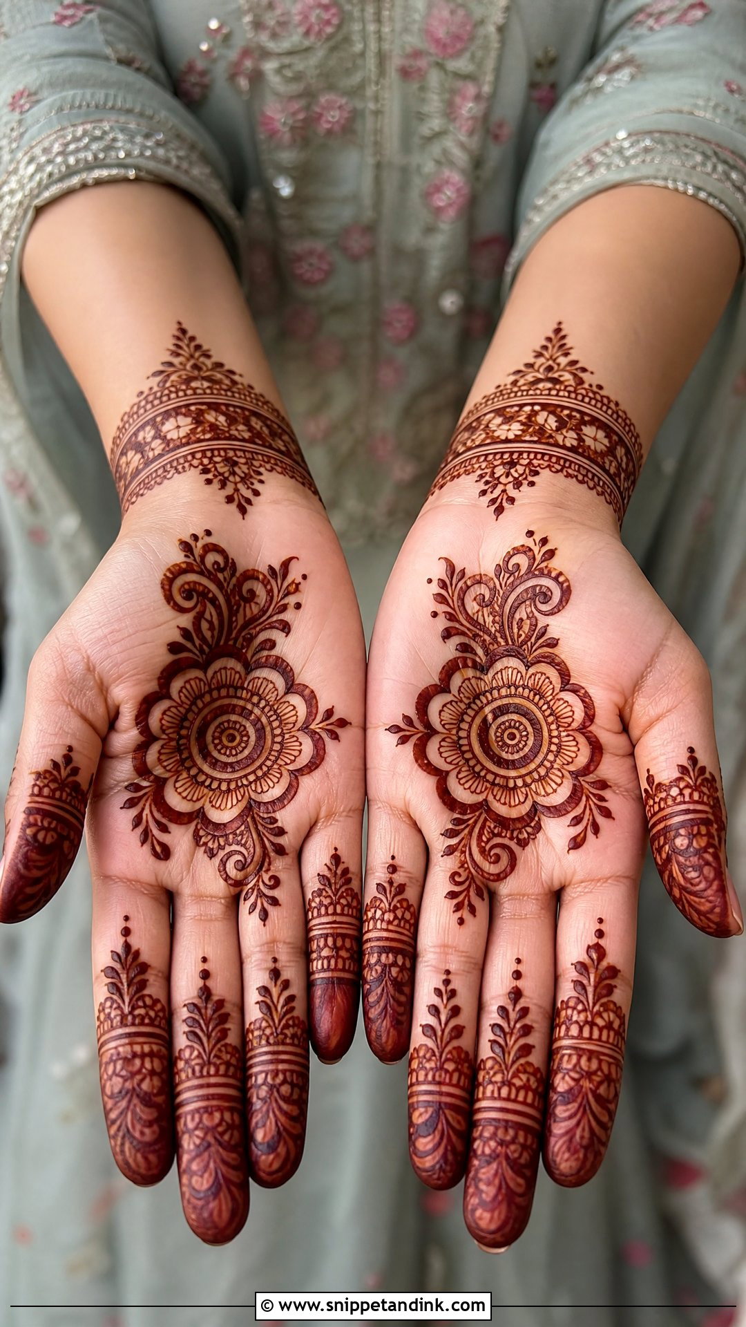 Pakistani Bridal Simple Mehndi Design - Snippet and Ink - 20 Pakistani Bride Mehndi Design Ideas
