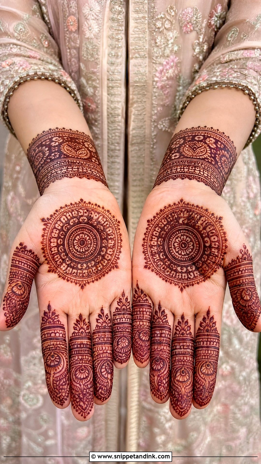 Pakistani Bridal Tikki Mehndi Design - Snippet and Ink - 20 Pakistani Bride Mehndi Design Ideas