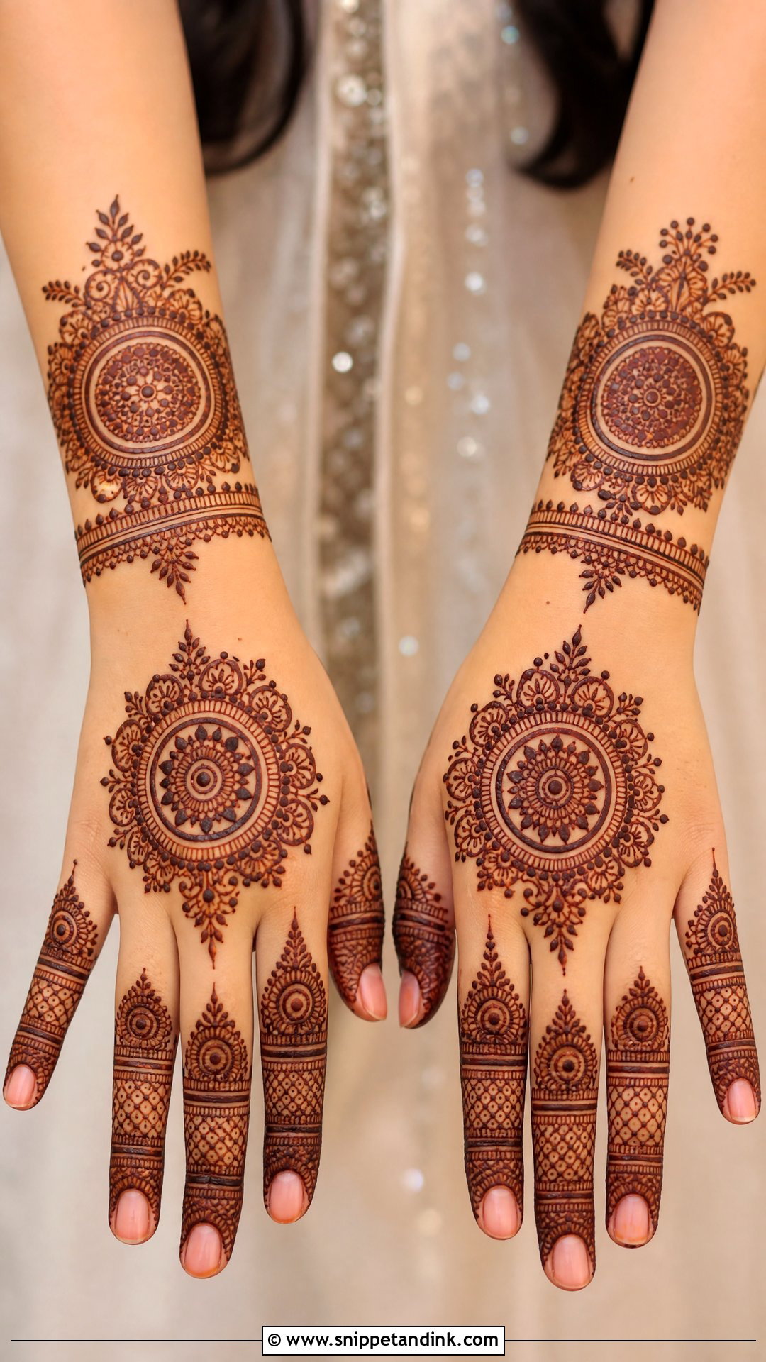 Pakistani Bridal Tikki Mehndi Design - Snippet and Ink - 25 New Pakistani Bridal Mehndi Designs 2024