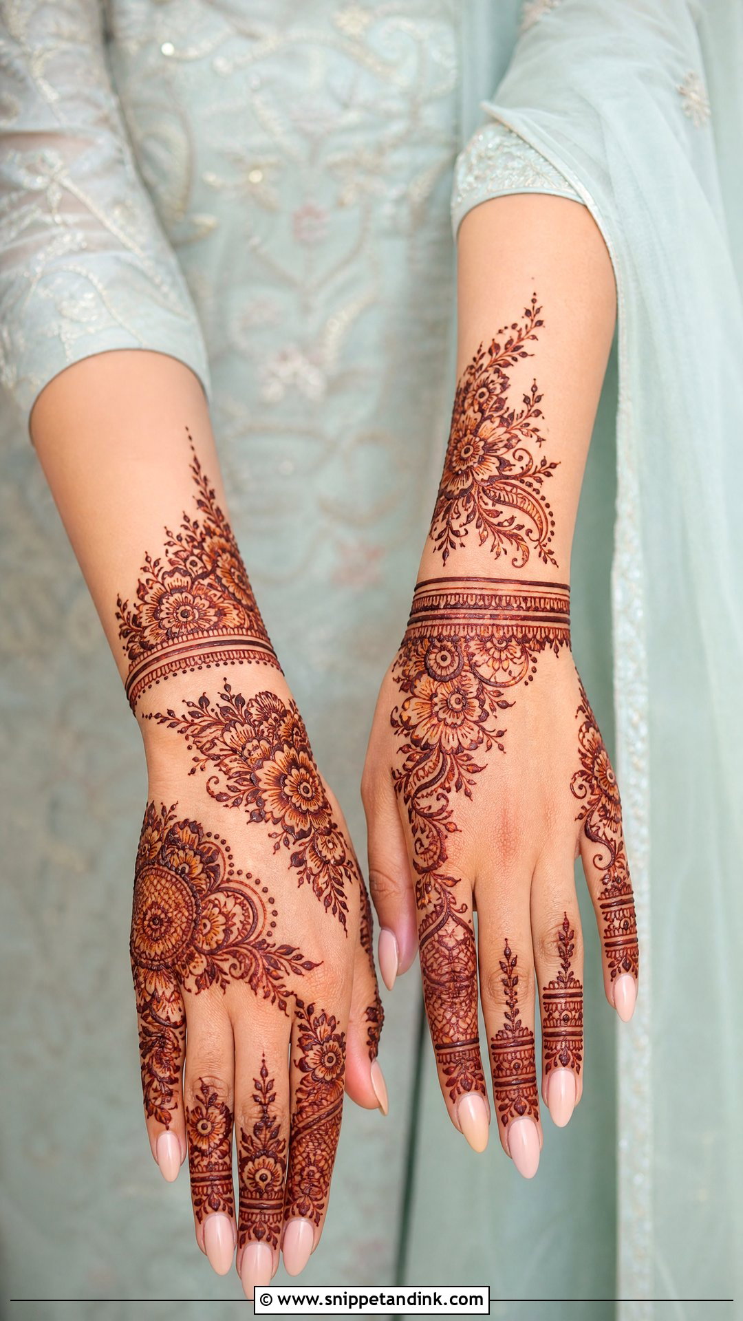 Pakistani Bridal Walima Mehndi Design - Snippet and Ink - 25 New Pakistani Bridal Mehndi Designs 2024