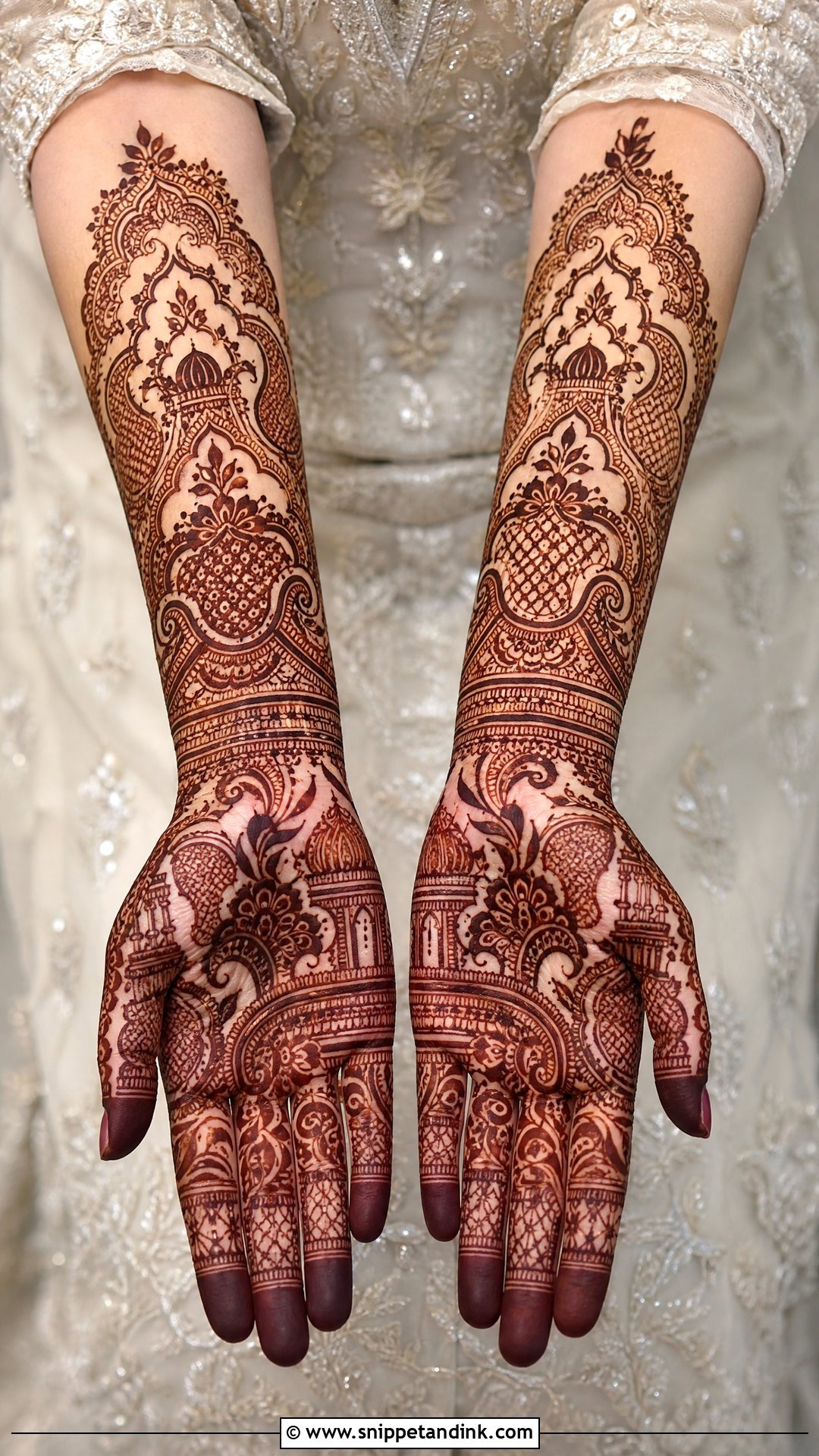 Pakistani Bridal Wedding Henna Design - Snippet and Ink - 30 Wedding Henna Designs