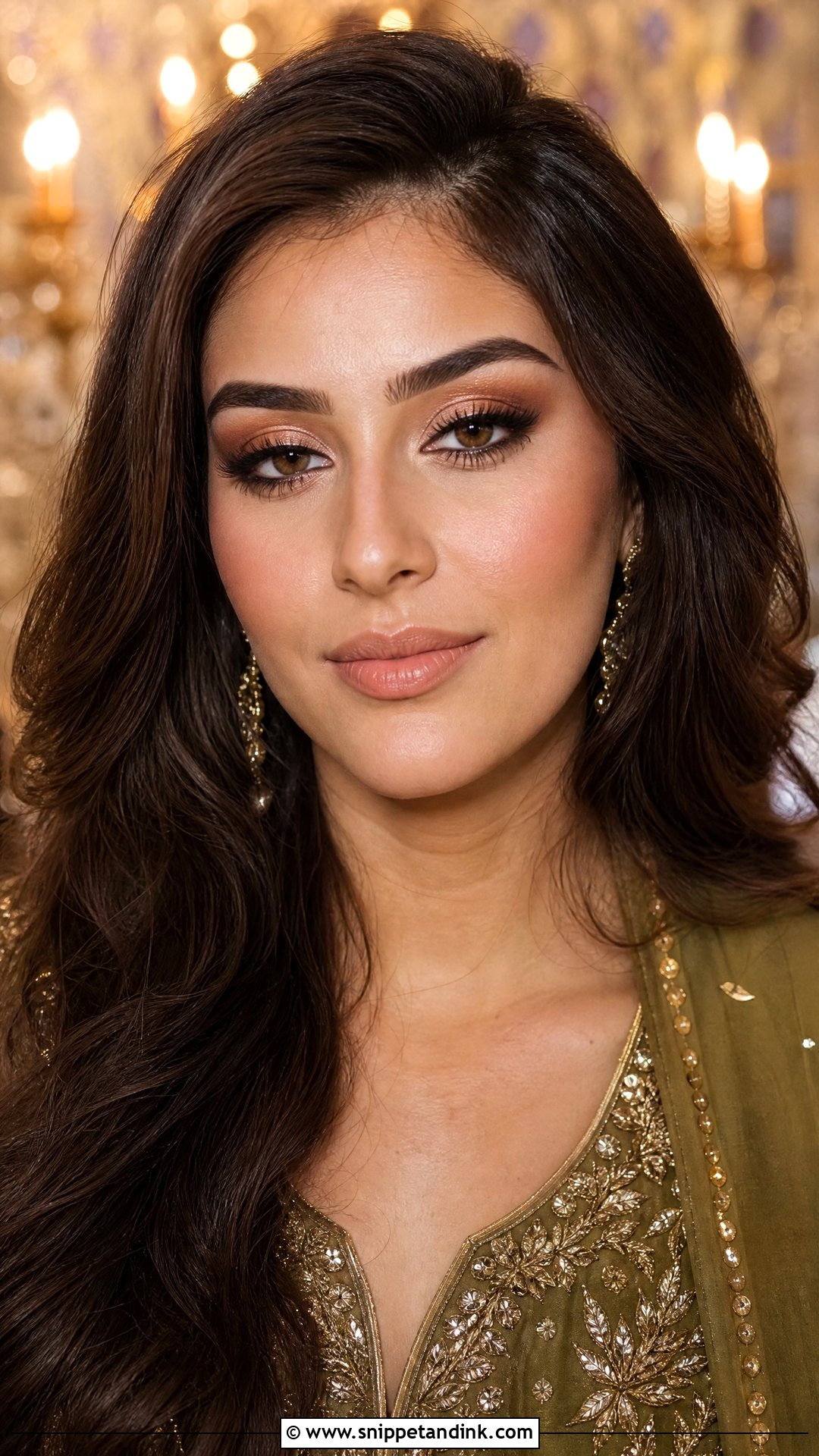 Pakistani Bronze Engagement Makeup - Snippet and Ink - 20 Pakistani Engagement Makeup Look Ideas