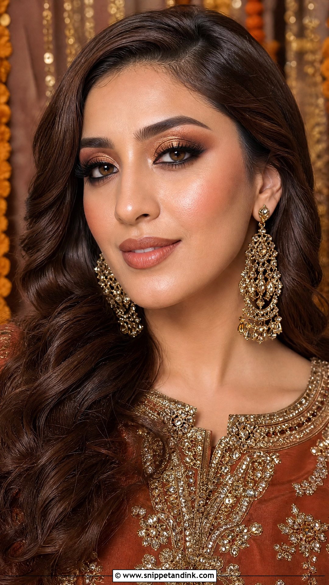 Pakistani Bronze Makeup Look - Snippet and Ink - 25 Pakistani Wedding Makeup Ideas